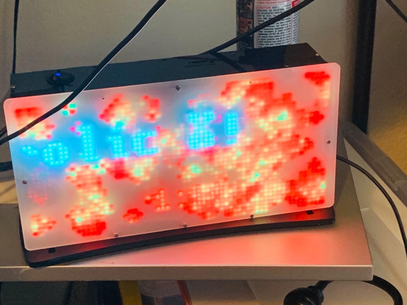 Pixels Pitch 5mm, P5 Indoor led Matrix Module Panel, Full Color, SMD2121, 64x32 dots, 320x160mm customer photo 2