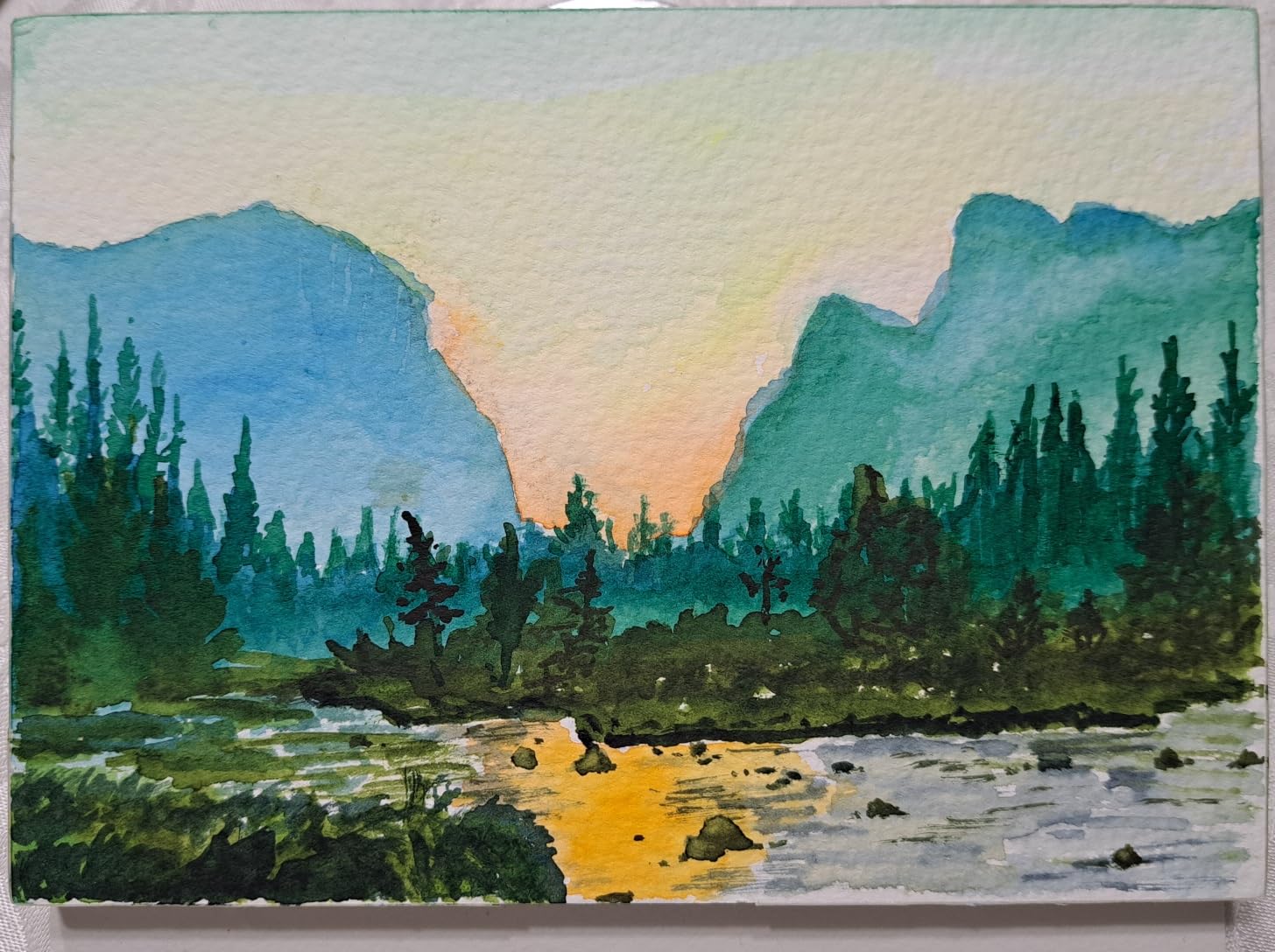 Mungyo Professional Half Pan Size Water Colors Set in Tin Case/Integral Mixing Palette in The lid (48 Colors) customer photo 2