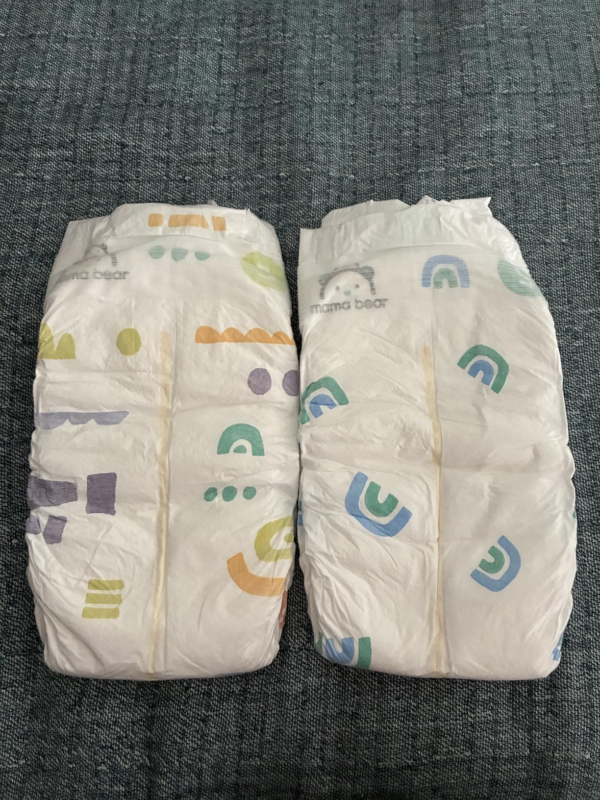 Amazon Brand - Mama Bear Gentle Touch Baby Diapers, Size 6, 108 Count (4 Packs of 27), Hypoallergenic, Wetness Indicator customer photo 1