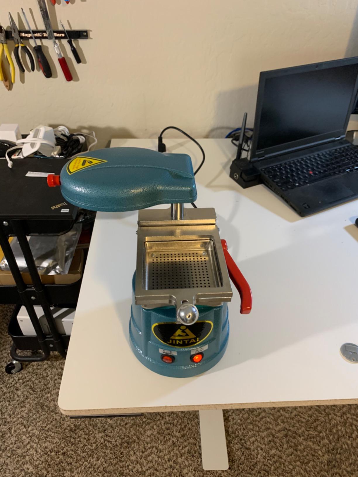 Annhua Dental Vacuum Forming Machine Vacuum Former Machine, Laboratory Dental Vacuum Forming Molding Dental Vacuum Former customer photo 2