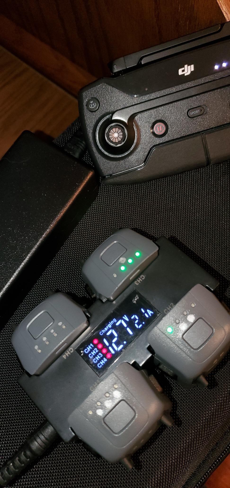 Hanatora Battery Charger with LCD Display for DJI Spark Drone, 4 in 1 Rapid Multi Parallel Charging Hub Accessories customer photo 2