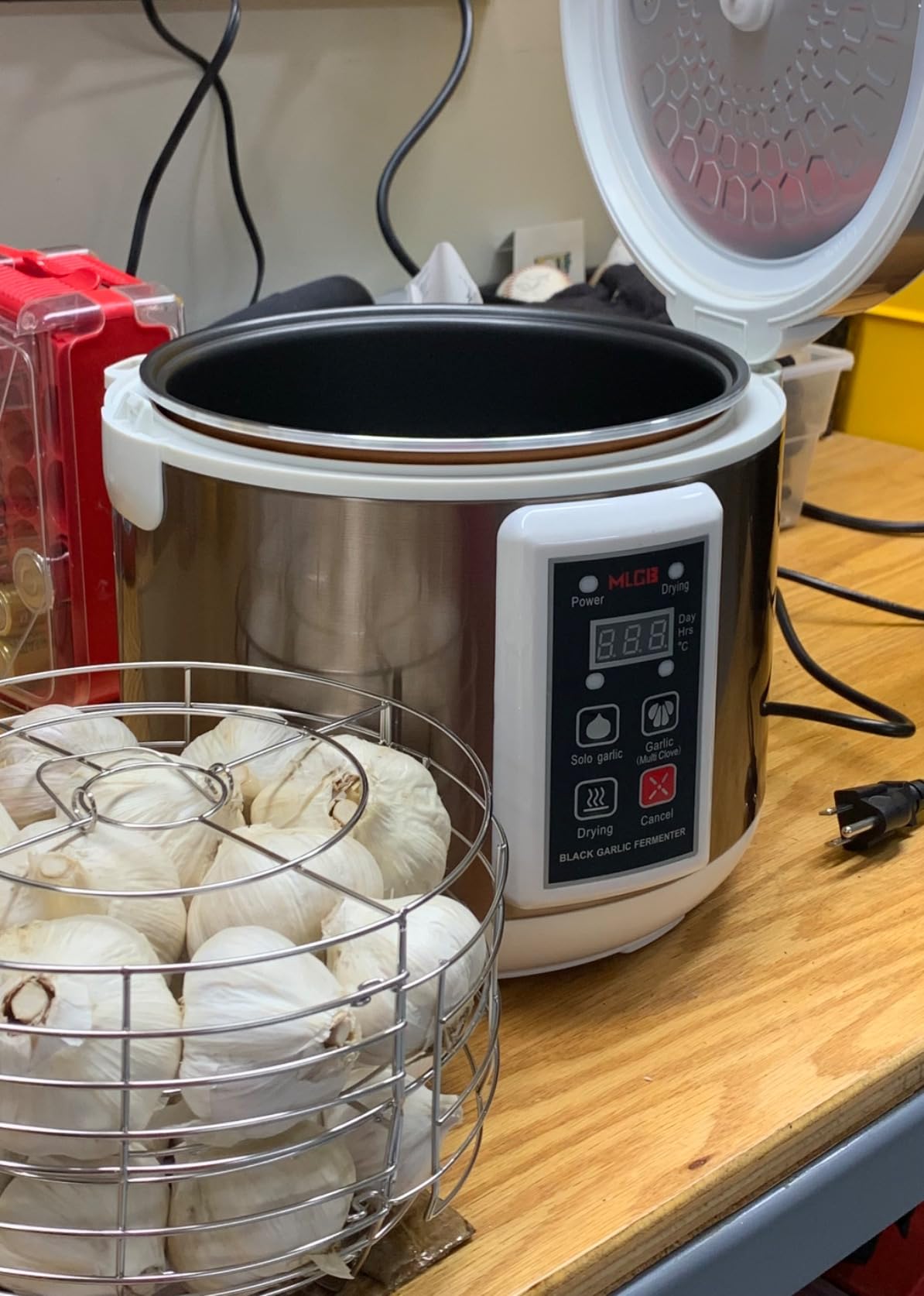 6L Black Garlic Fermenter, Yogurt Maker with Adjustable Temperature & Time Control, Kimchi Machine, Sweet Rice Wine Maker Full Automatic, Natto Maker, FCC UL Listed customer photo 2