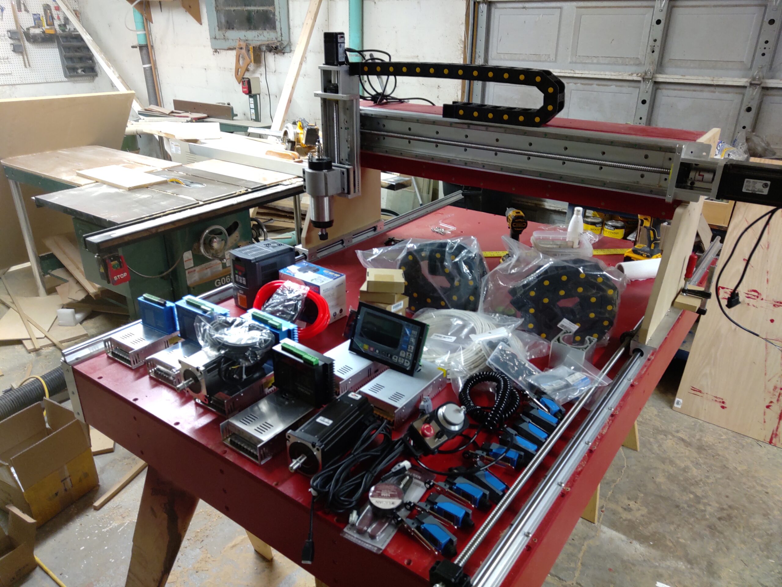 4 Axis Offline Stand Alone CNC Motion Controller System DDCSV3.1, Servo/Stepper Motor Control Replace Mach3 PLC+100PPR MPG Handwheel with E-Stop for CNC Router Engraving Machine customer photo 2