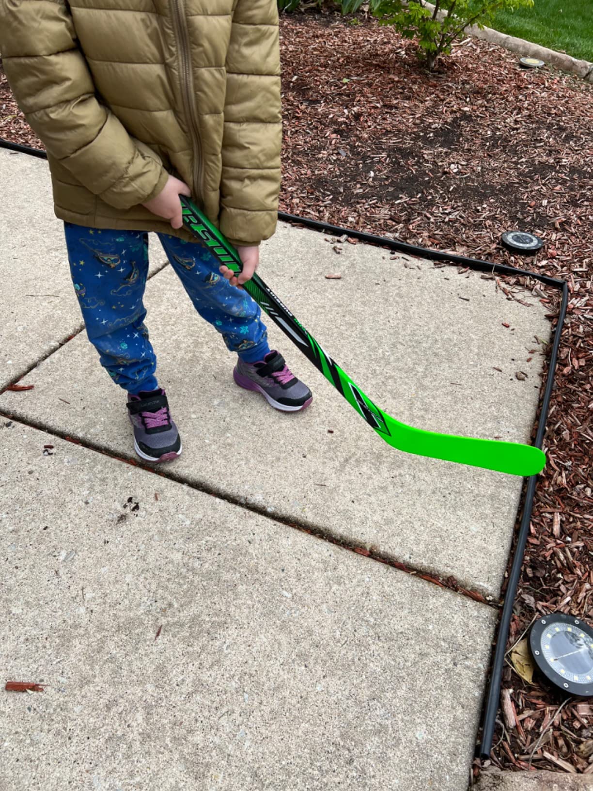 Franklin Sports Kids Ice Hockey Sticks - Ripper Junior + Youth Composite - 50-Flex - Textured Grip - 55 + 42 customer photo 2