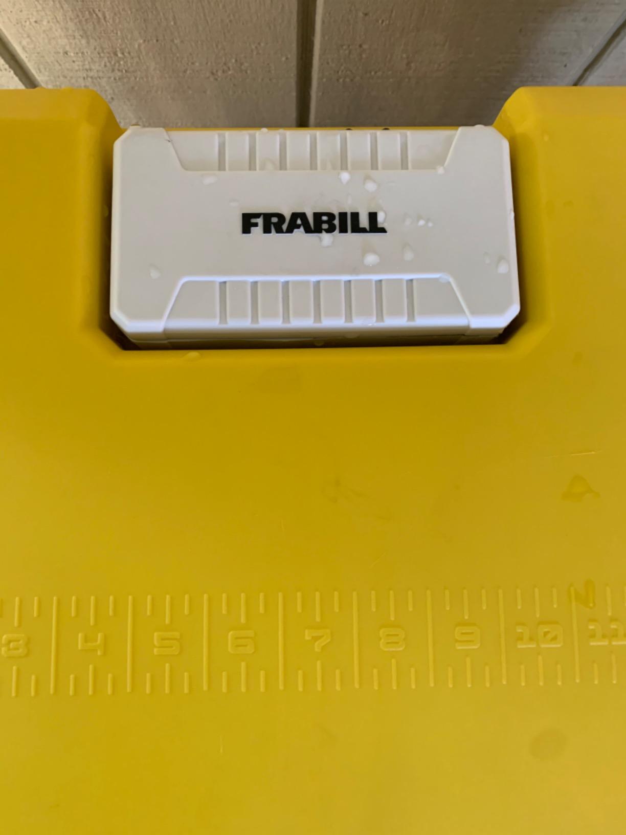Frabill Magnum Bait Station 30 | 30 Quart Bait Cooler with Dual Aeration, White and Yellow customer photo 2