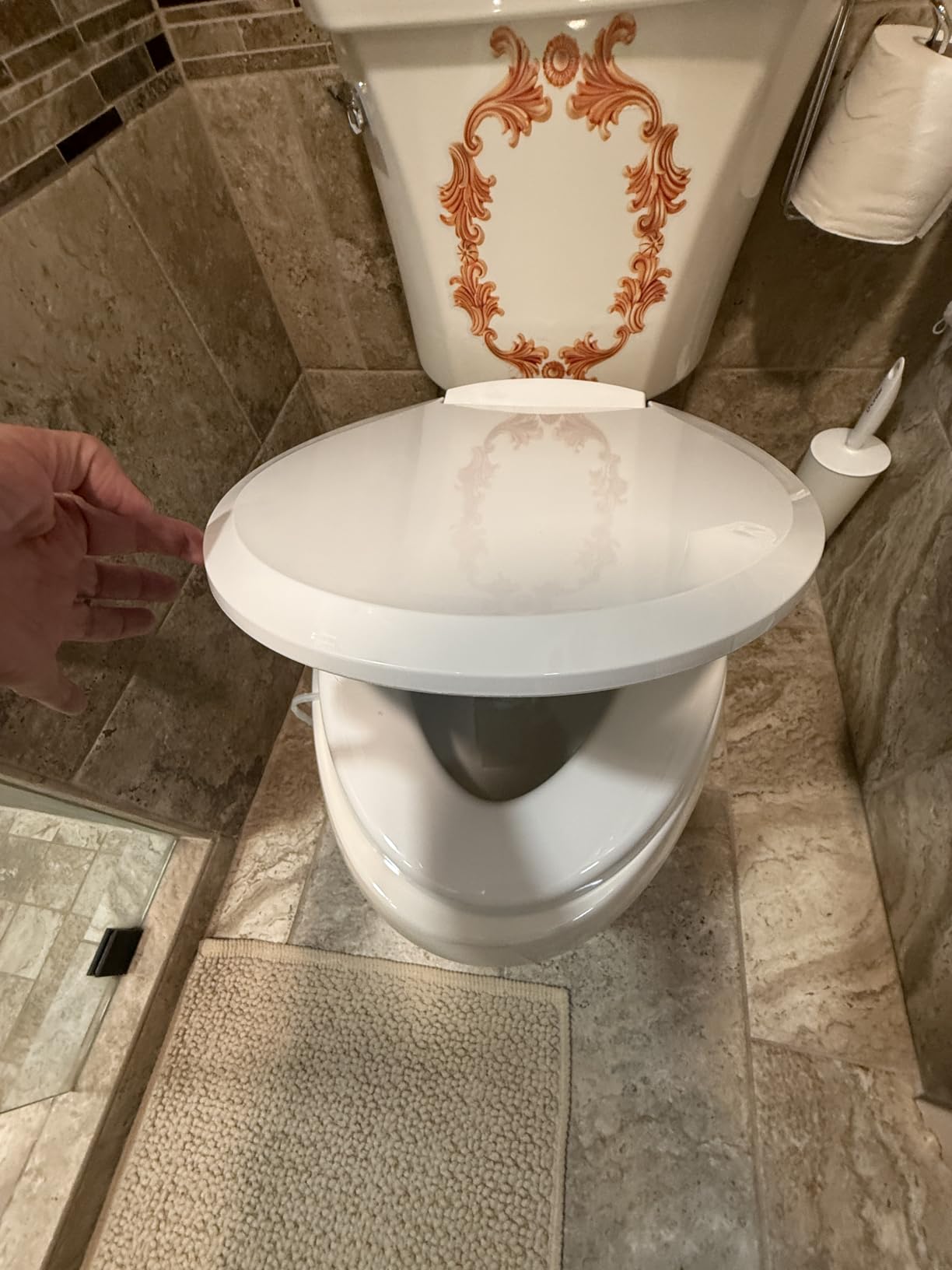 Brondell Bidet Toilet Seat Non-Electric Swash Ecoseat, Fits Elongated Toilets, White - Dual Nozzle System, Ambient Water Temperature customer photo 2