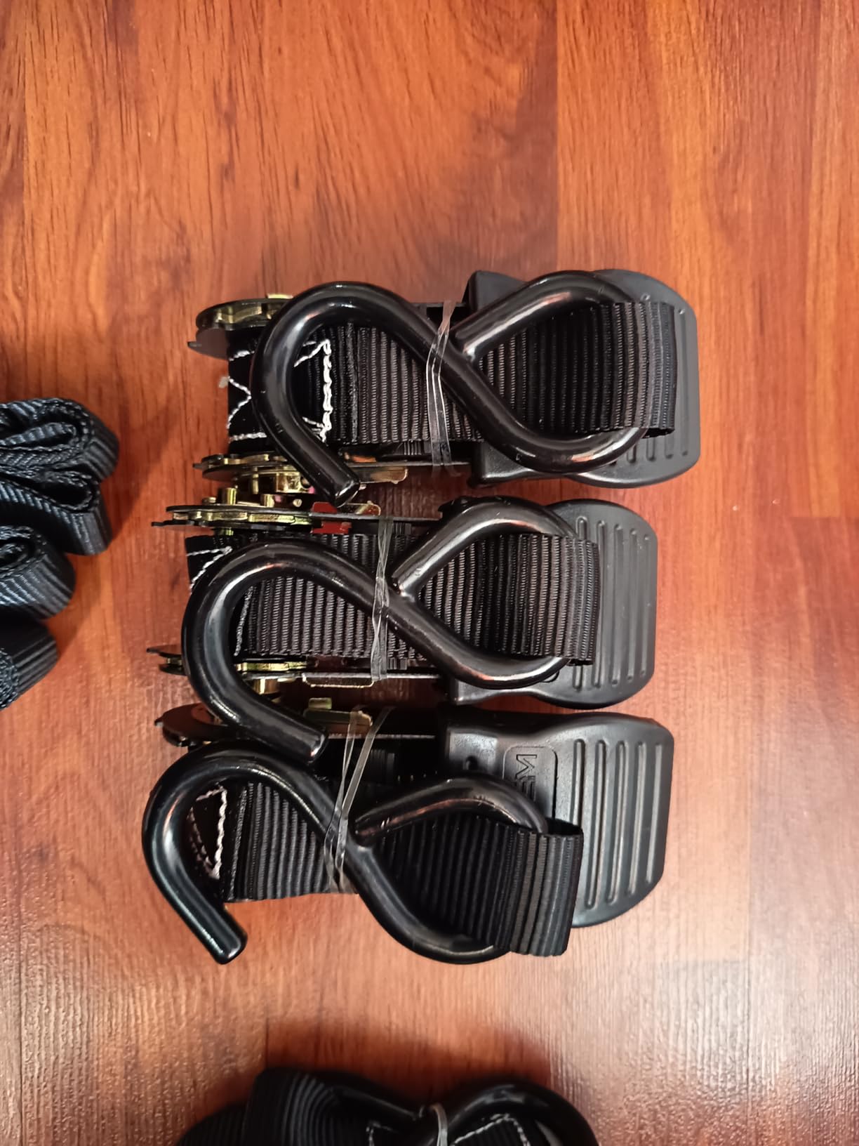 FORTEM Ratchet Straps, Tie Down Strap Set 1650lb Break Strength, 4 Pack 15ft x 1in, 4 Soft Loops, Moving Straps Tie Downs, Cargo Cam Buckles for Trucks, Carry Bag customer photo 2