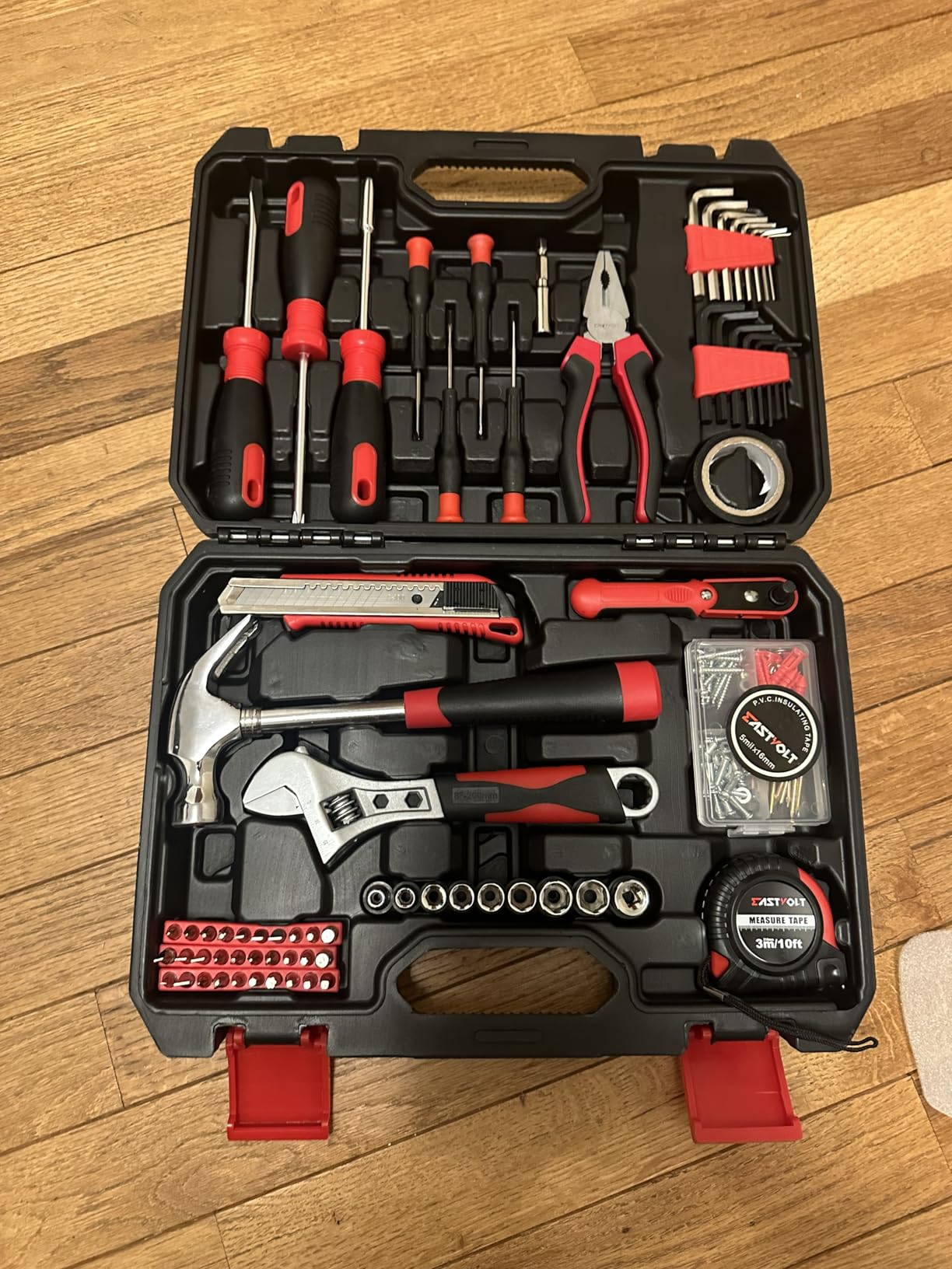 Eastvolt 128-Piece Home Repair Tool Set, Tool Sets for Homeowners, General Household Hand Tool Set with Storage Toolbox customer photo 2