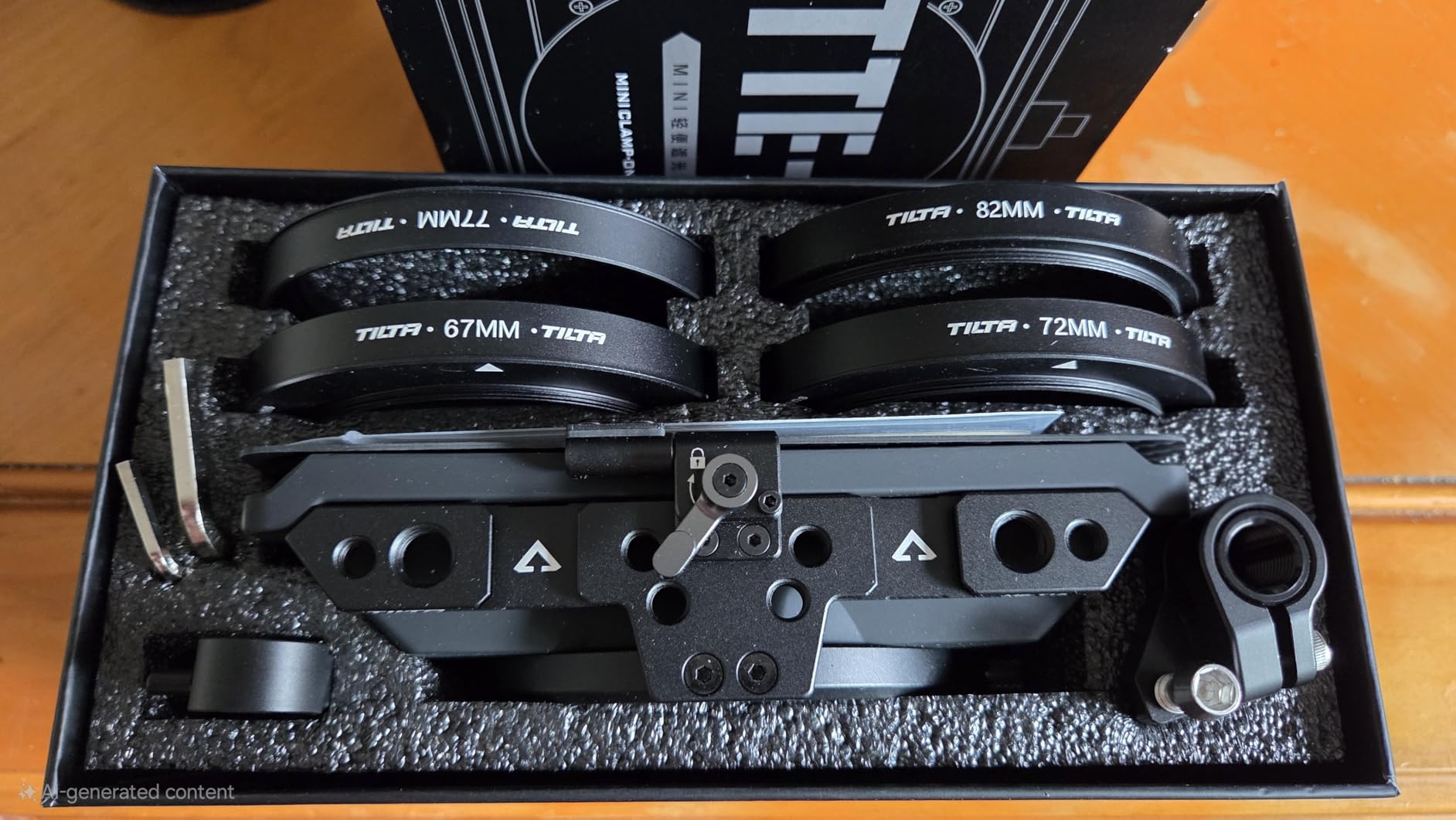 Tilta Mini Matte Box | 15mm Rod Adapter & 4 Lens Adapters | Lightweight | Filter Support | Top Flag | Dual Cold Shoe Mount | MB-T15 customer photo 1