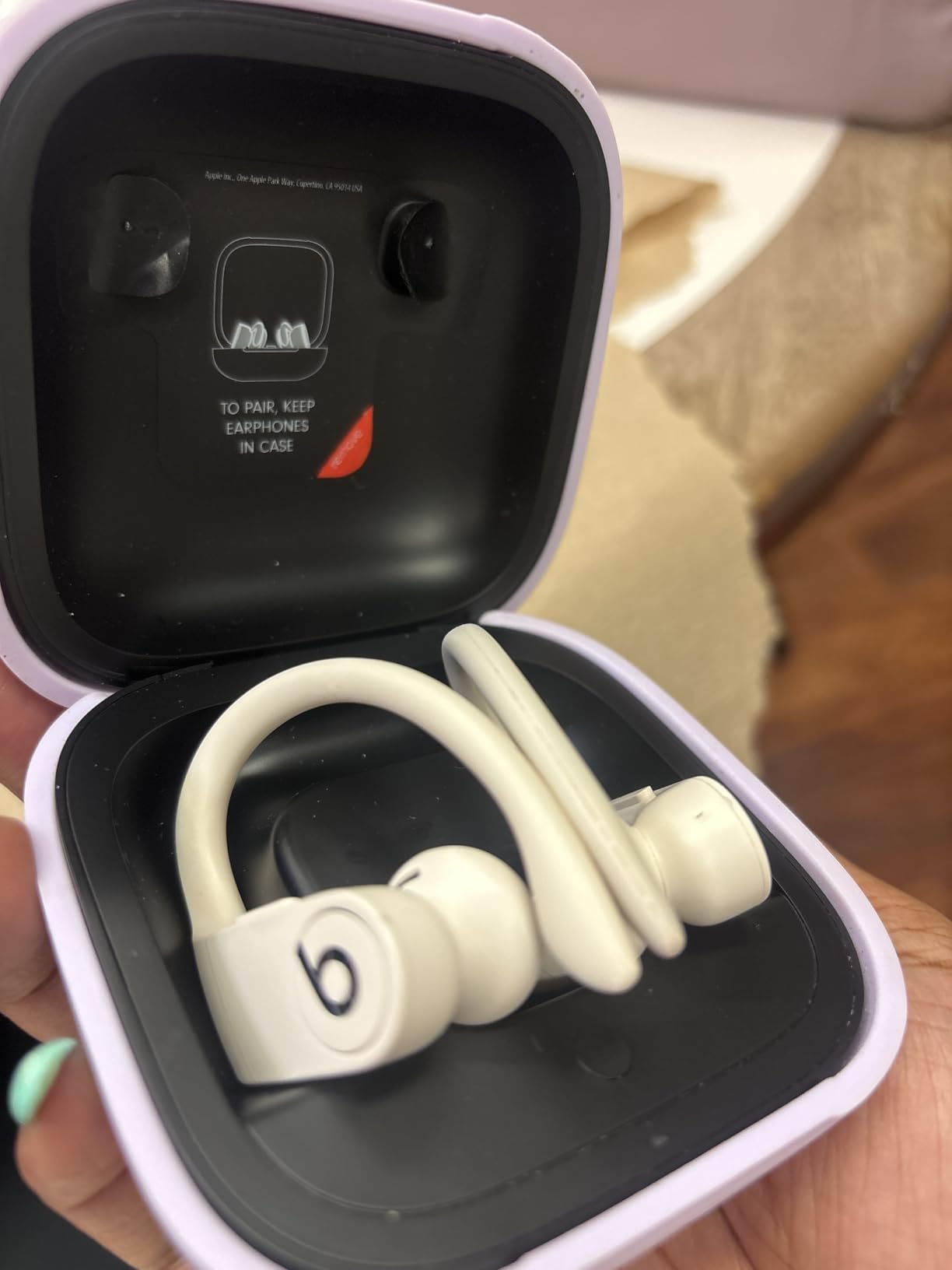 Apple Powerbeats Pro Totally Wireless & High-Performance Bluetooth Earphone, Ivory (Renewed) customer photo 1