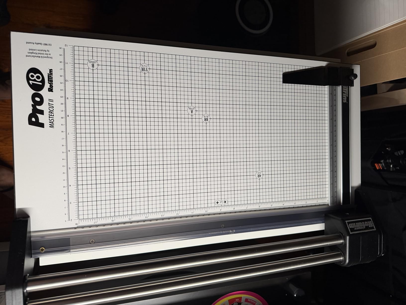 Rotatrim Pro 54 Inch Cut Professional Paper Cutter/Trimmer Precision Rotary Trimmer with Self-Sharpening Precision Steel Blades & Twin Stainless Steel Guide Rails (RCPRO54i) customer photo 1
