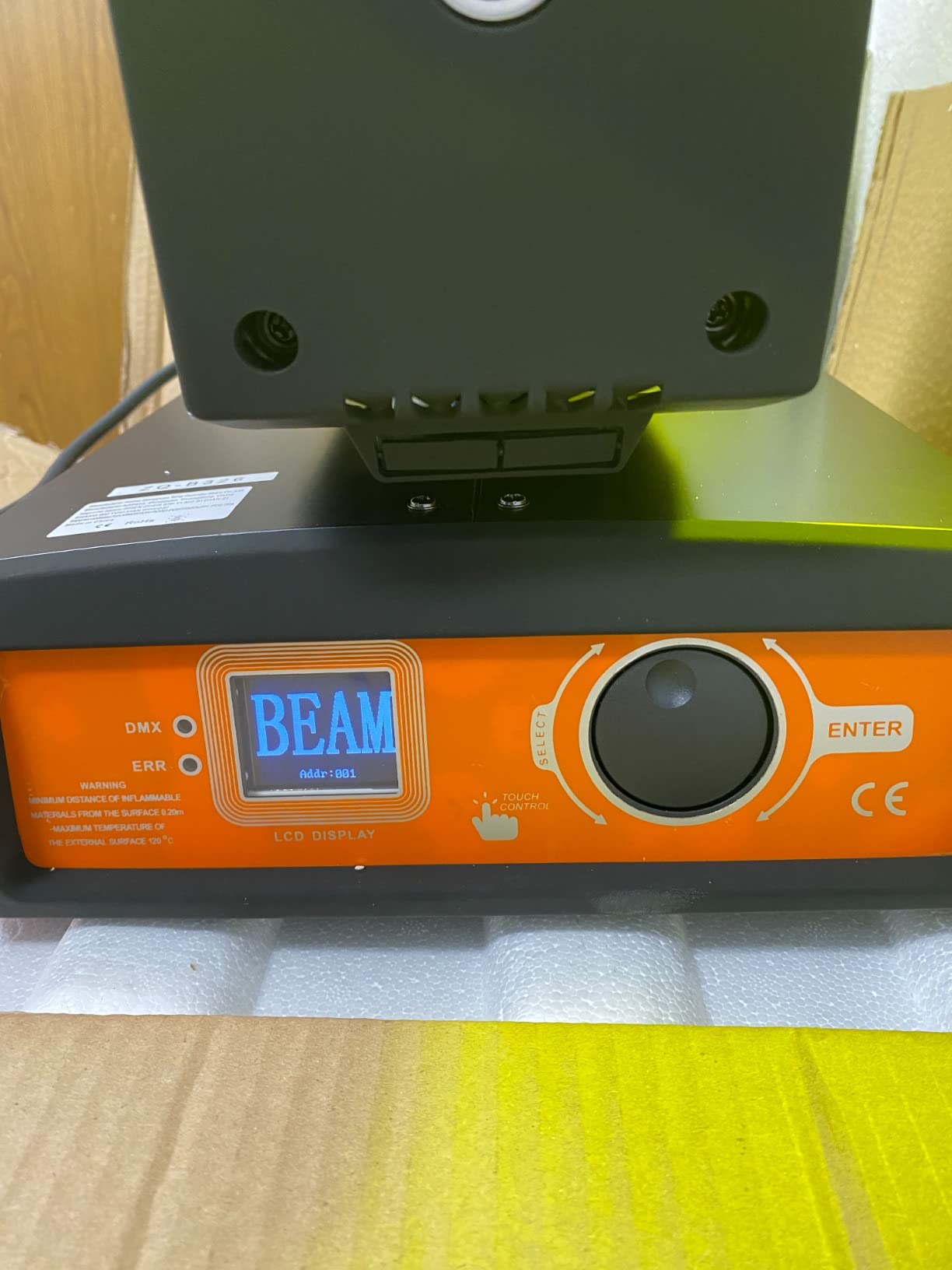 7R 230W Beam LED Stage Lights Moving Head Lights, Stage Light DJ Light 17 Gobos and 14 Colors DMX512 Control with Sound Activated customer photo 1