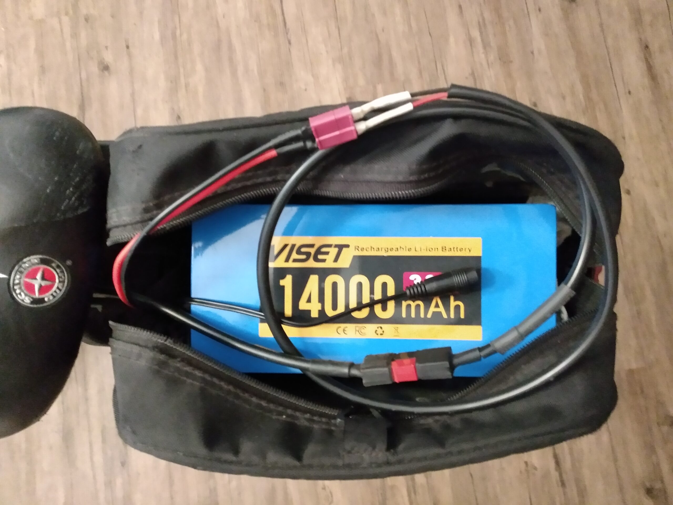VISET Ebike Battery Pack,Electric Bike Lithium Li-ion Battery with 2Ah Charger for 350W 450W 750W 500W 800W 1000W Electric Bicycle Motor (36V10Ah 200W-500W) customer photo 1