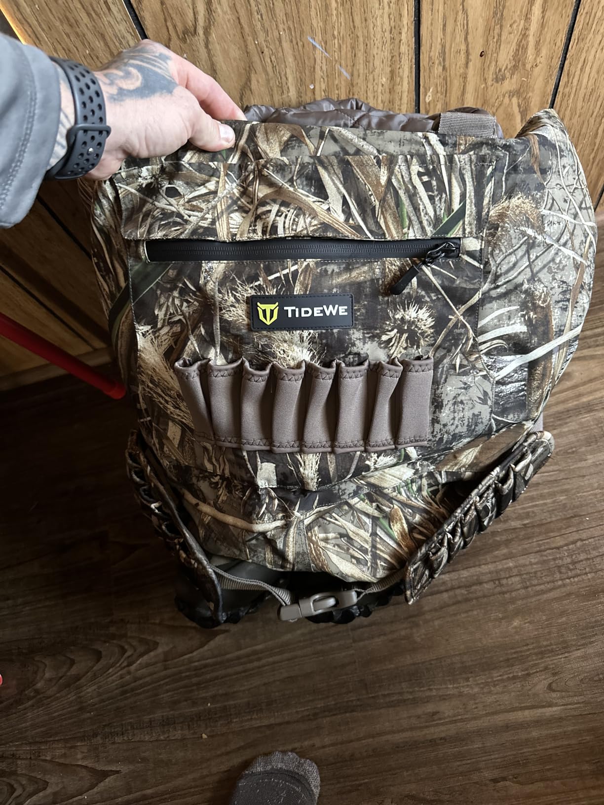 TIDEWE Breathable Chest Wader, 1200G Insulation Waterproof Hunting Wader with Steel Shank Boots & 120G Insulated Liner customer photo 2