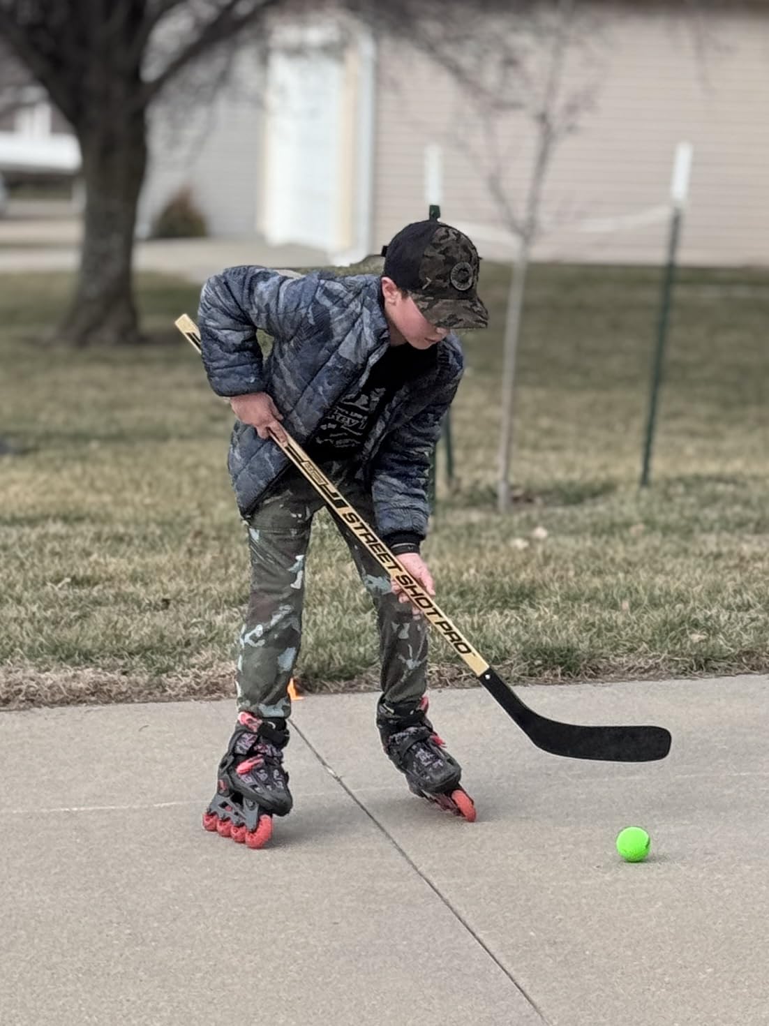 GoSports Street Hockey Sticks (2 Pack) - Wooden Street Hockey Sticks for Kids customer photo 1