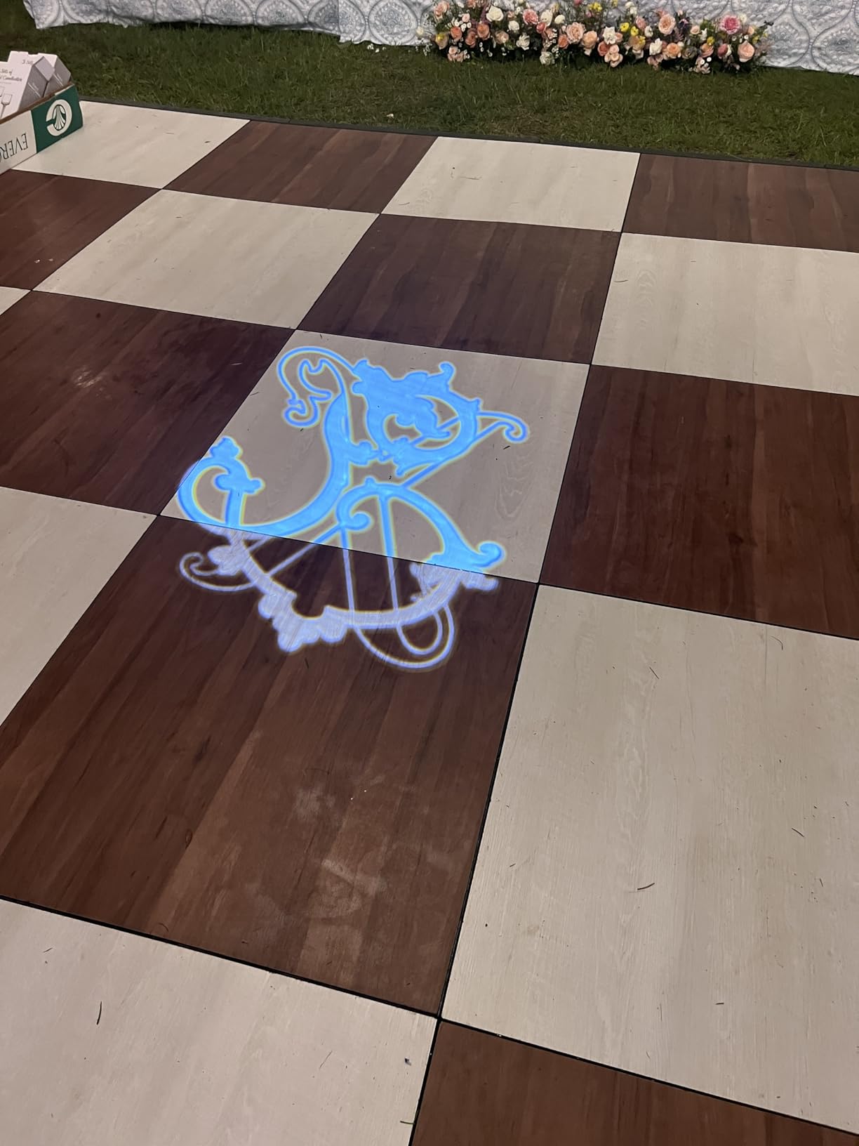 LED Logo GOBO Projector with DJ Effect Light Including Free Custom Glass GOBO to Project Image for Hotel Company Store Wedding Advertising Indoor Use (3 Year Full Support Warranty) customer photo 2