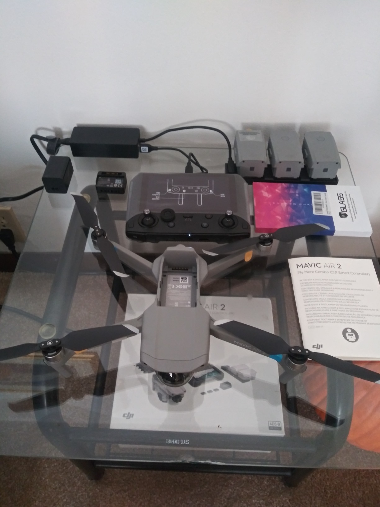 DJI Mavic Air 2 Fly More Combo with DJI Smart Controller - Drone Quadcopter UAV with 48MP Camera 4K Video 1/2
