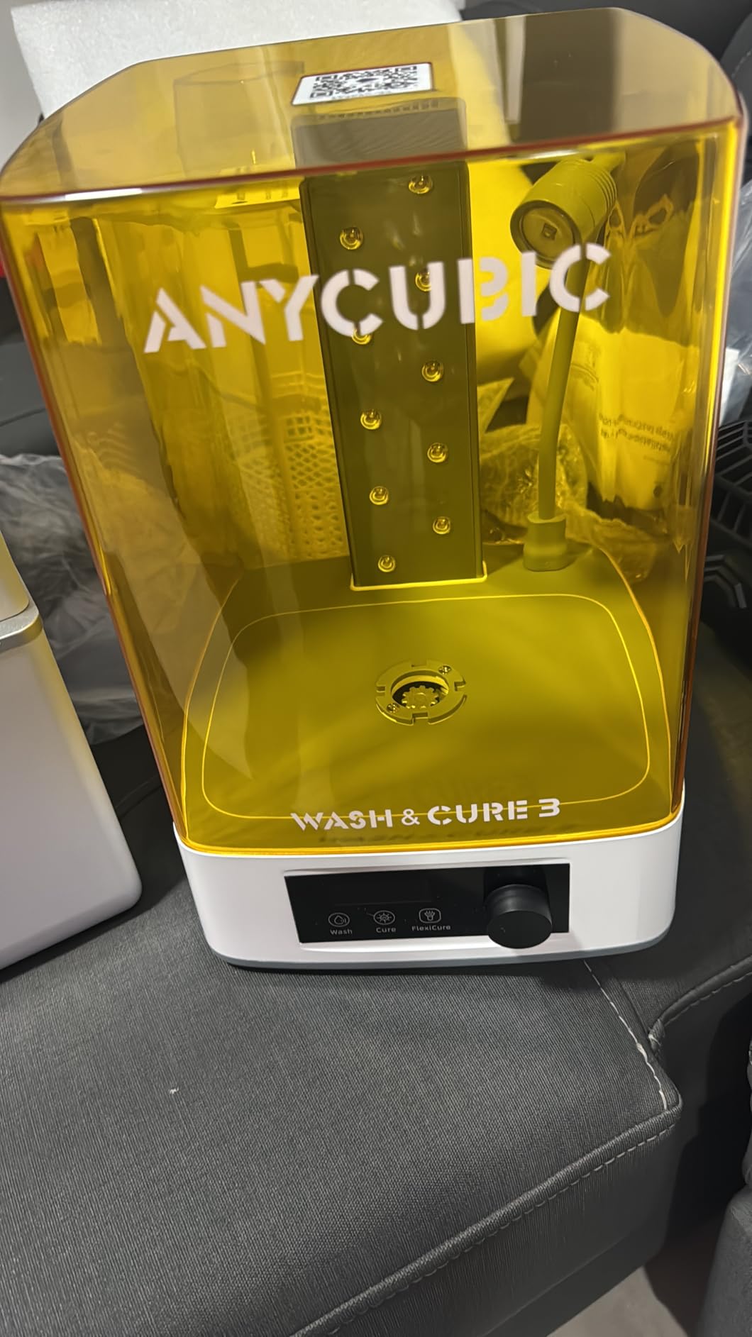 ANYCUBIC Wash and Cure Machine 3.0, 2 in 1 UV Washing and Curing Station for ANYCUBIC Photon Mono 4 2 Mars Series LCD/DLP/SLA 3D Printer Models, with Twistable Gooseneck Light customer photo 2