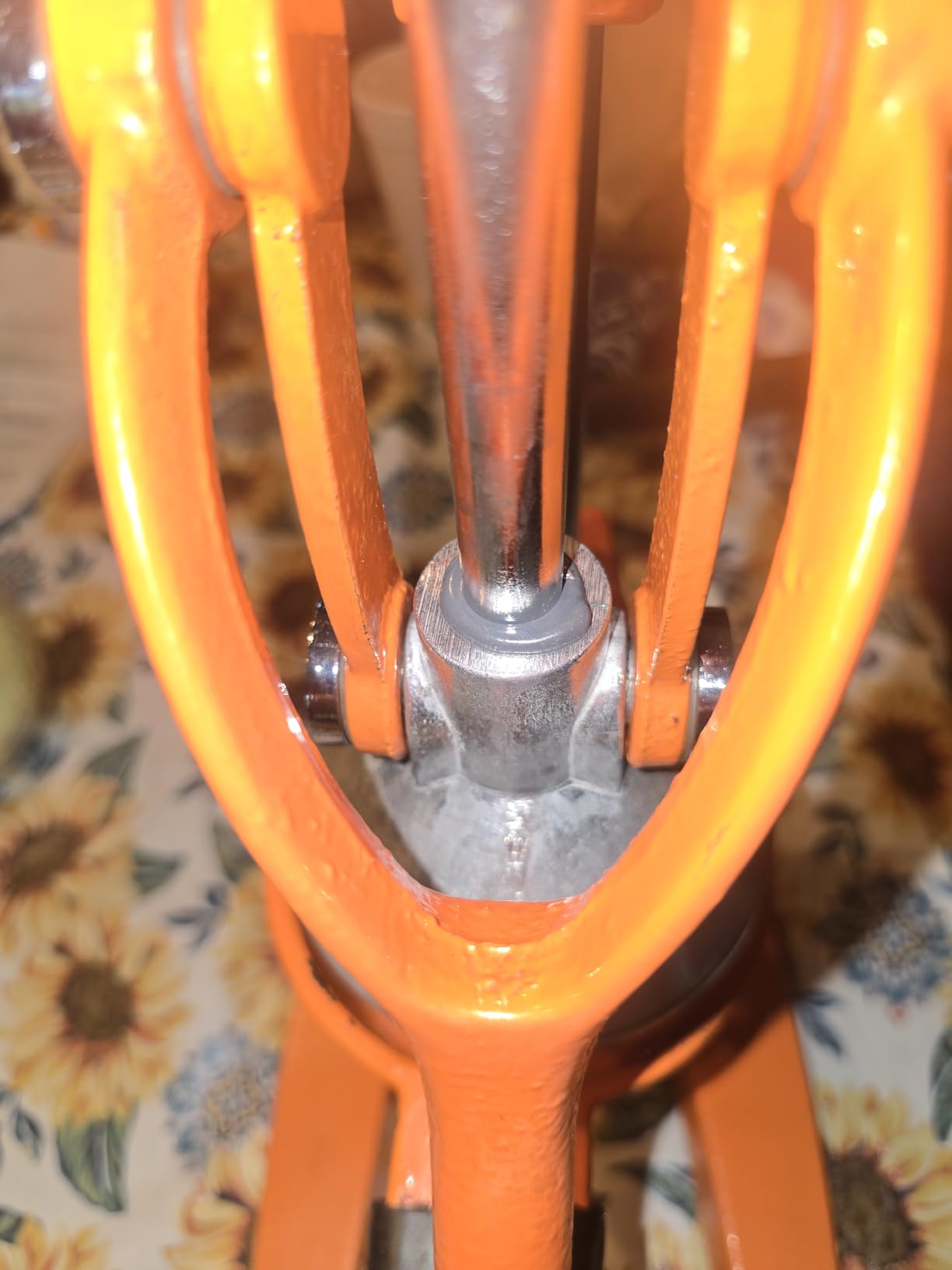 Eurolux Ultra-Premium Cast Iron Juicer | Extra-Large, Heavy Duty, Commercial Grade, Stainless Steel Manual Hand Press Citrus Squeezer For Fresh Orange Juice, Pomegranate, Lemon, and Much More (Black) customer photo 2