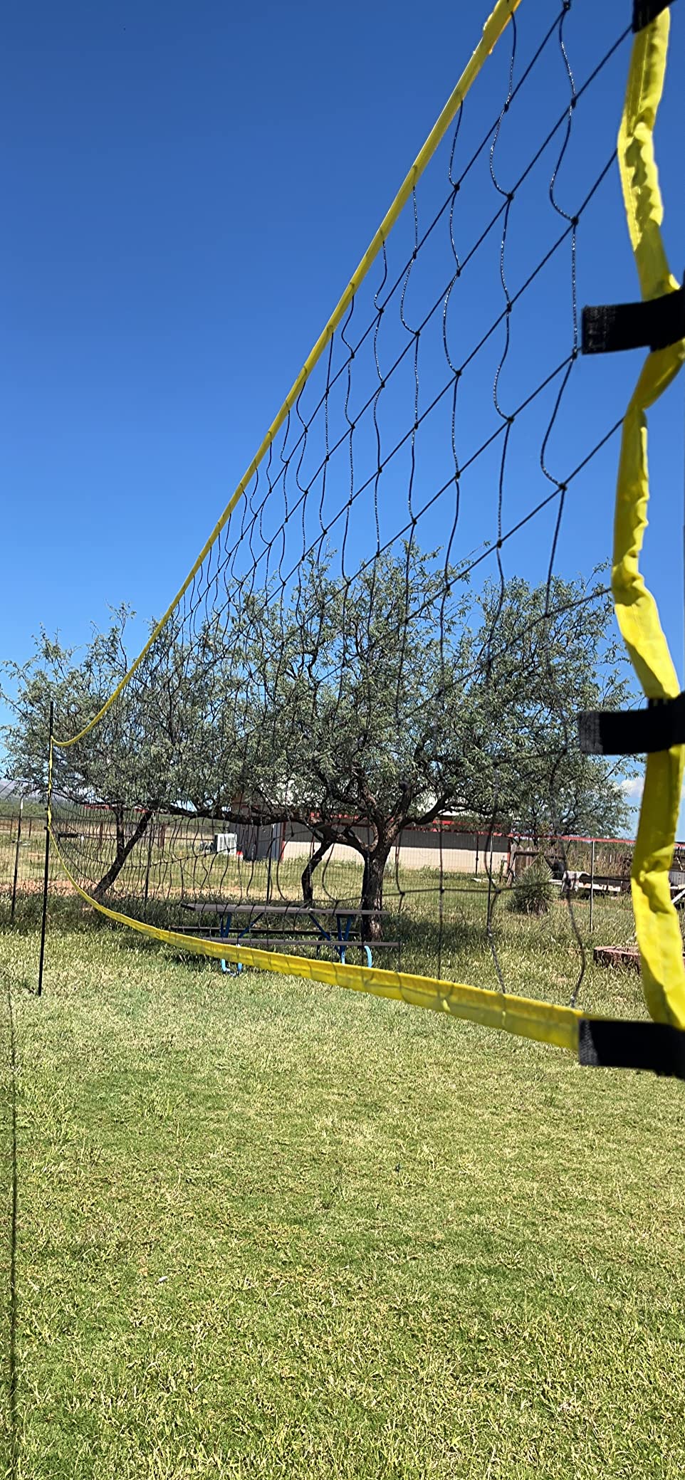 Forever Champ Volleyball Net for Backyard, Beach, Home, Includes 32x3 Ft Regulation Size Net, 8.5-Inch PU Volleyball, Carrying Bag, Boundary Lines, Steel Poles & Pump, Portable Volleyball Net Outdoor customer photo 2