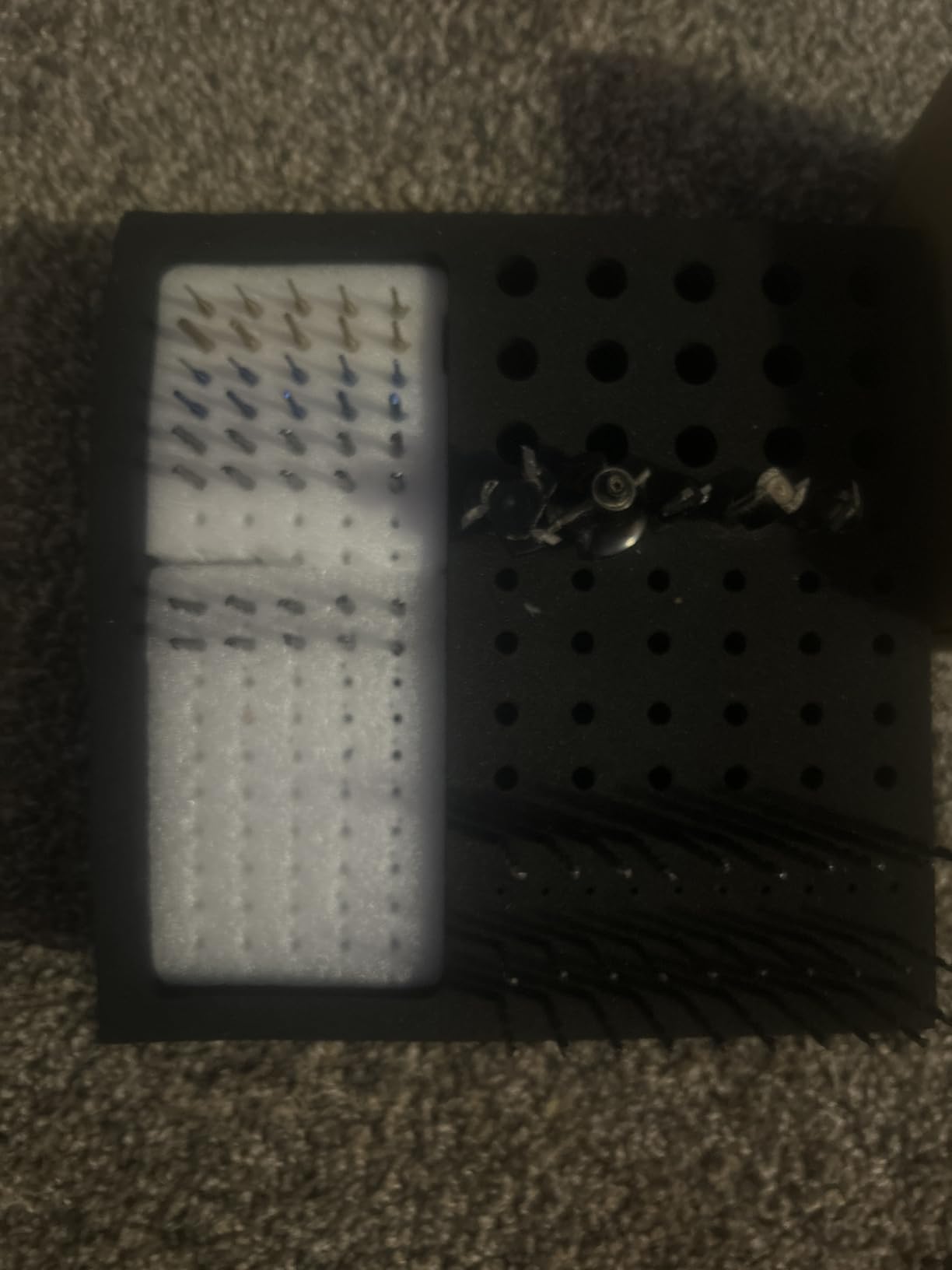 Genmitsu EVA CNC Milling Bit Storage Tray with 85 Holes, 200mm x 200mm x 43mm customer photo 1