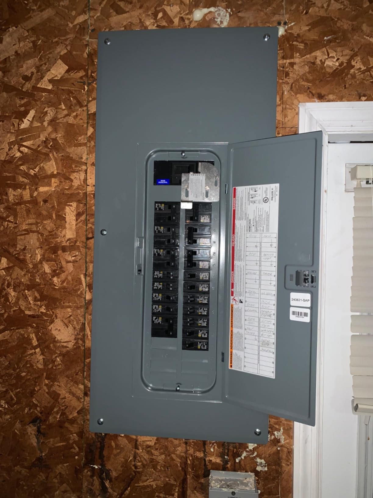 Generator Interlock Kit for Square D Homeline Panels, S7 QOM1/QOM2 Main Breaker Interlock Kit for 150A-225A Load Centers, Compatible with HOMCGK2C, 2-Pole Generator Breaker Transfer Kit customer photo 2