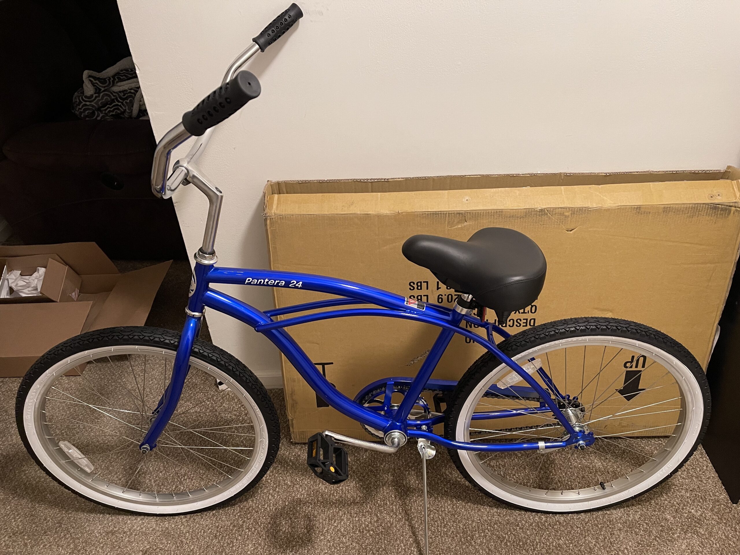 MICARGI 24/26 Inch Adult Cruiser Bicycle Hybrid Bike 1/7 Speeds Commuter Bike for Women, Men, Seniors, Step-Through or Step-Over Bike Steel Frame Multi Colors Style customer photo 1