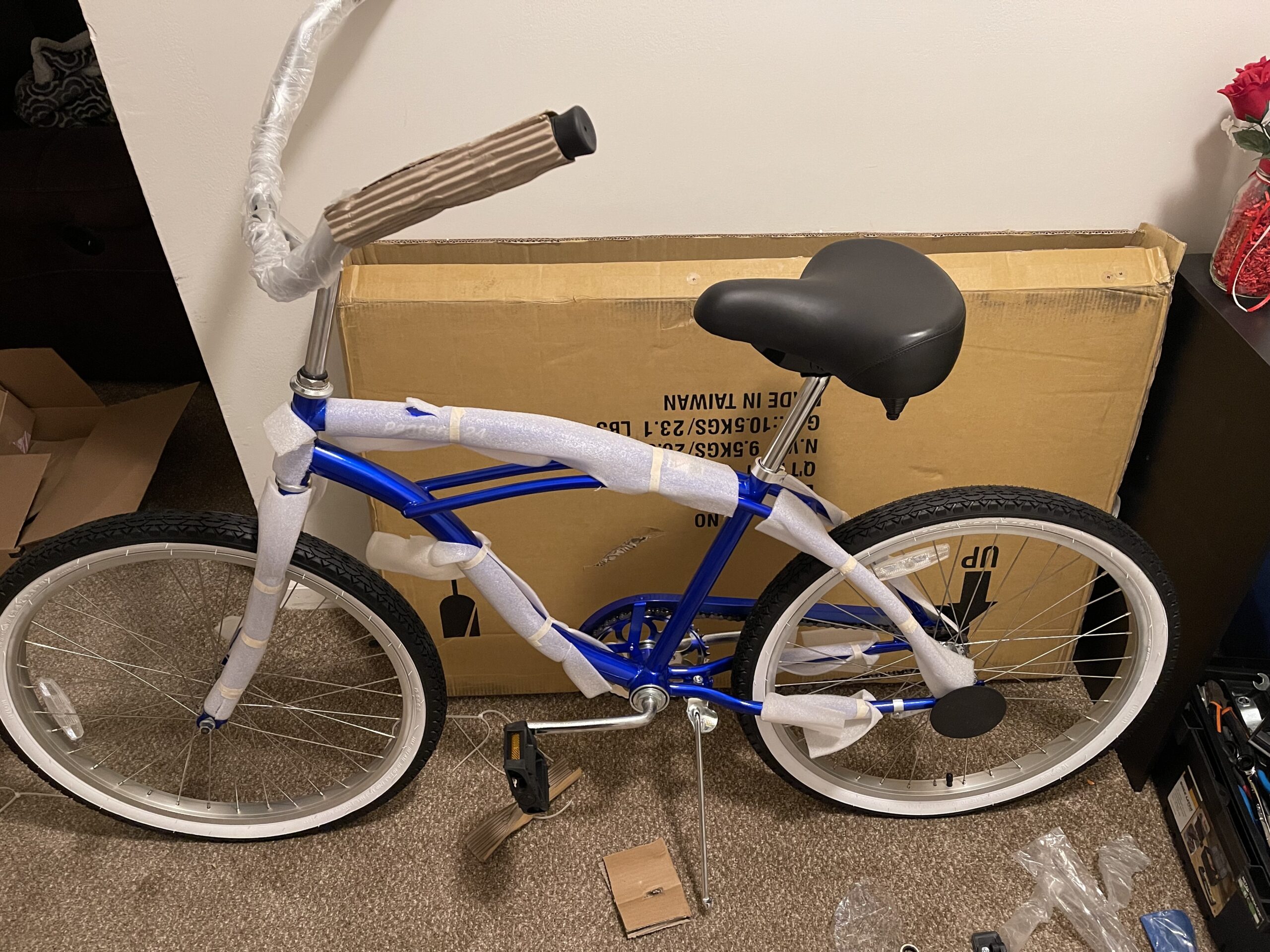 MICARGI 24/26 Inch Adult Cruiser Bicycle Hybrid Bike 1/7 Speeds Commuter Bike for Women, Men, Seniors, Step-Through or Step-Over Bike Steel Frame Multi Colors Style customer photo 2