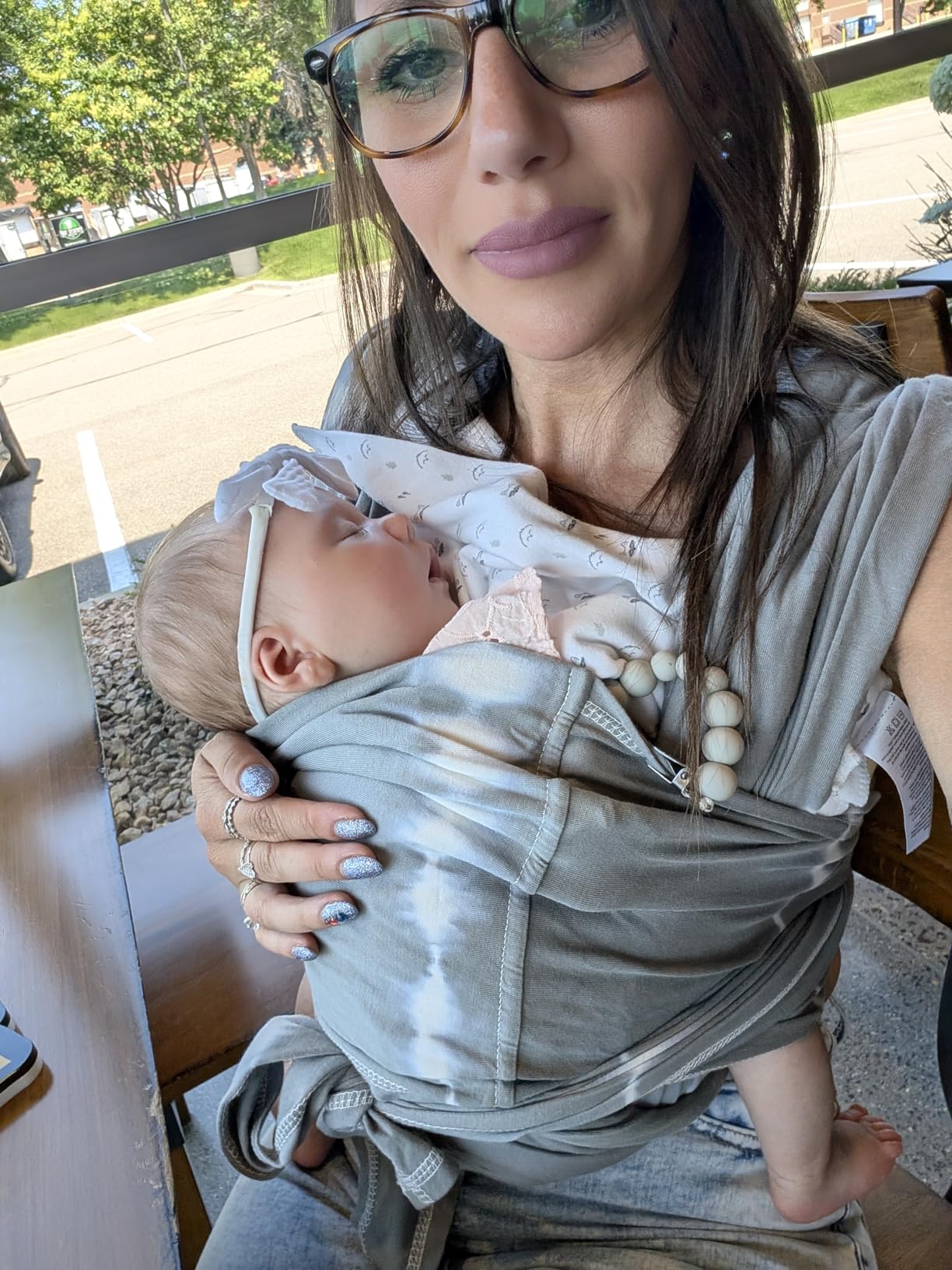 Original Baby K'tan Baby Carrier: #1 Easy Pre-Wrapped, Soft, Slip-On, No Rings, No Buckles | 5 in 1 Baby Sling Gift | The Best Hands Free Infant Wrap For Newborn to Toddler up to 35lb customer photo 1