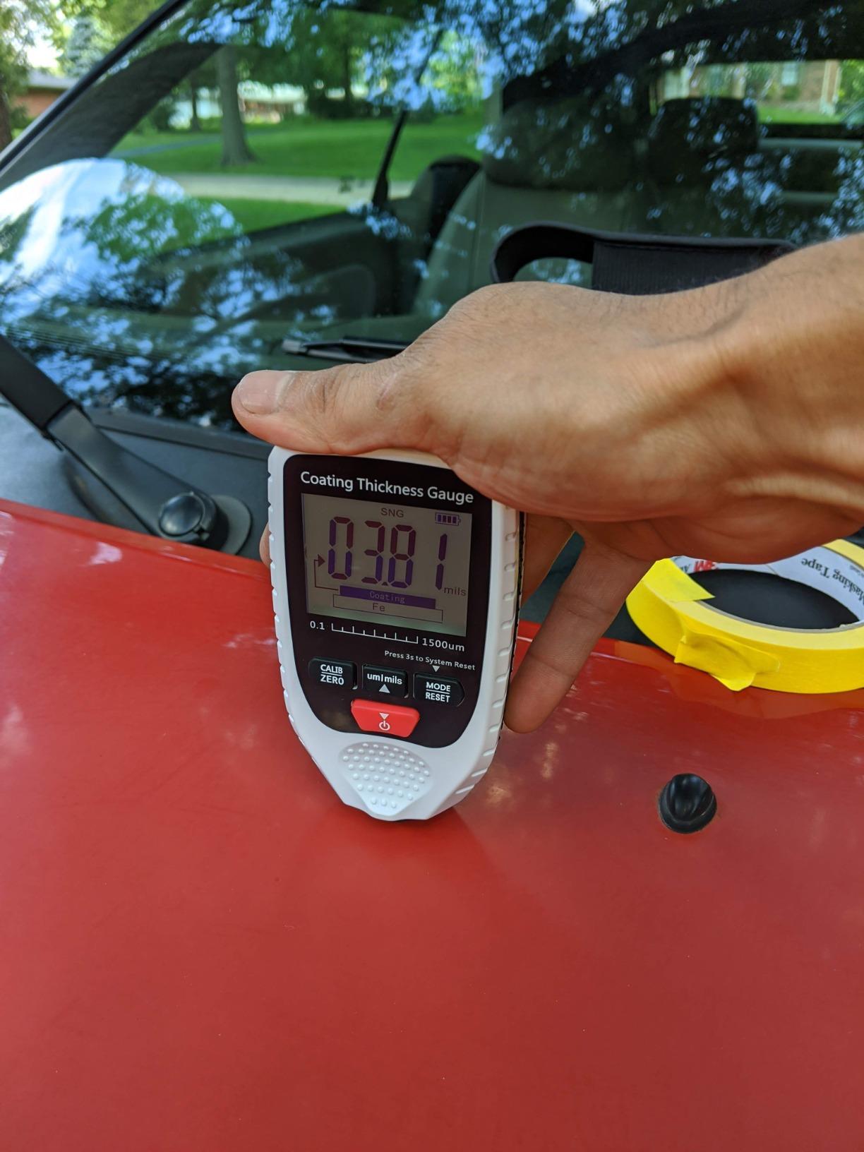 CAMWAY Digital Ultrasonic Thickness Gauge Meter with Calibration High Resolution Data Storage Backlight LCD,Thickness Meter Steel Metal Thickness Tester for Steel Aluminum Metal Copper Plate customer photo 1