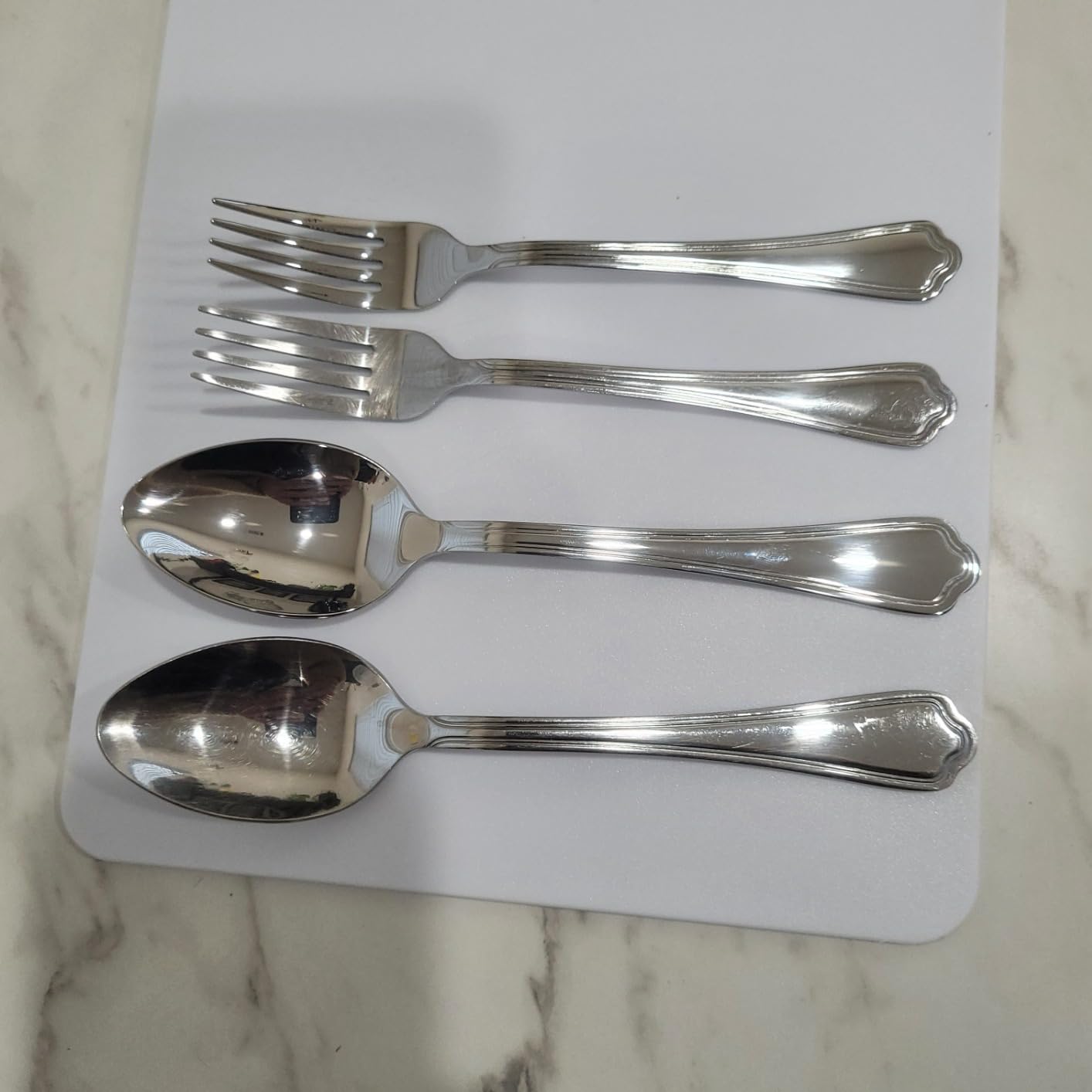 LIANYU 18/10 Stainless Steel Flatware Service for 12, 60-Piece Silverware Cutlery Tableware Set for Restaurant Wedding, Dishwasher Safe, Mirror Polished customer photo 1