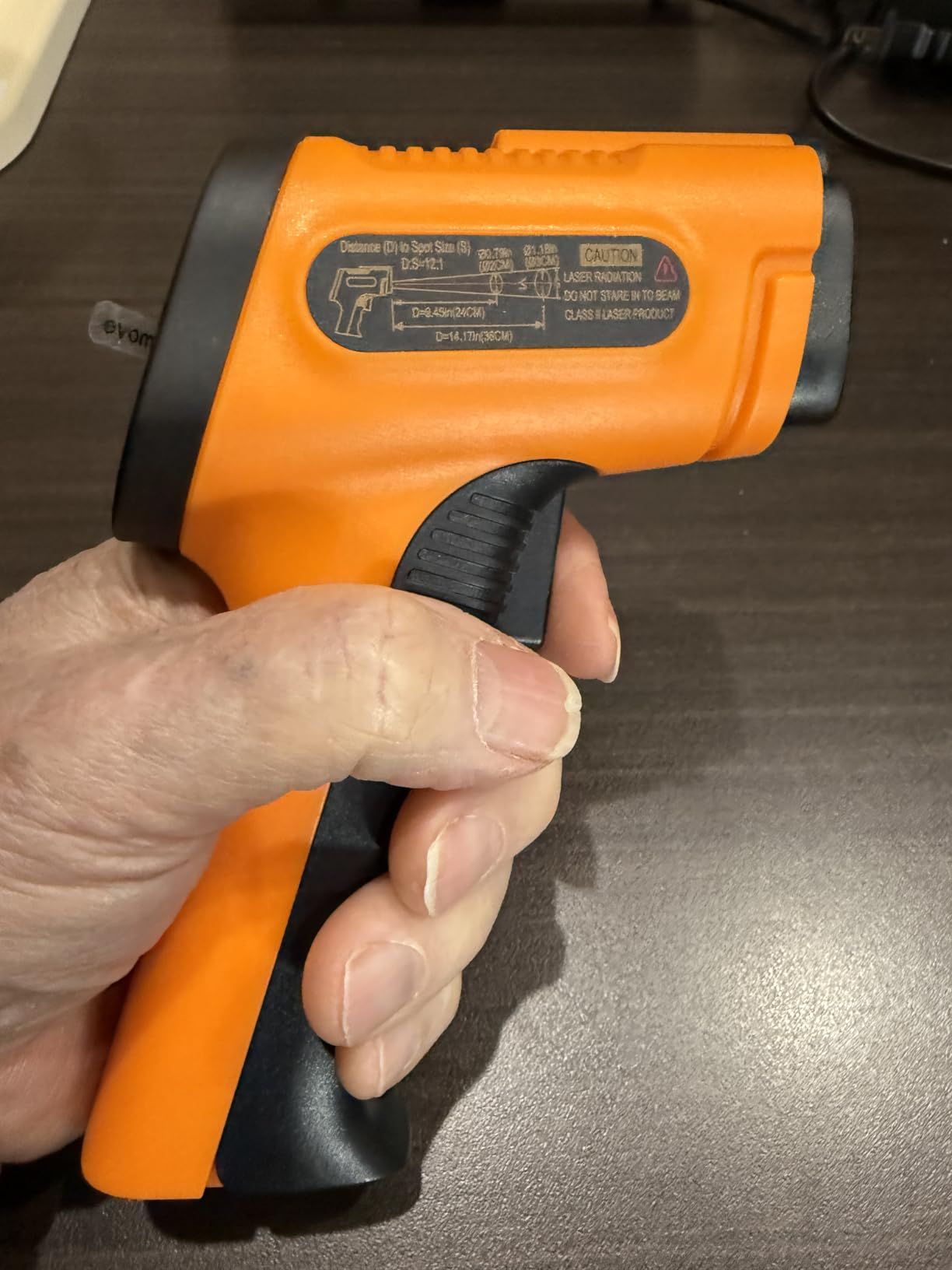 TempPro TP450 2 Laser Temperature Gun for Cooking, 16:1 D:S Ratio Infrared Thermometer Gun for Pizza Oven, Laser Thermometer Gun with Adjustable Emissivity Temp Gun -58 to 1022°F(Previously ThermoPro) customer photo 1