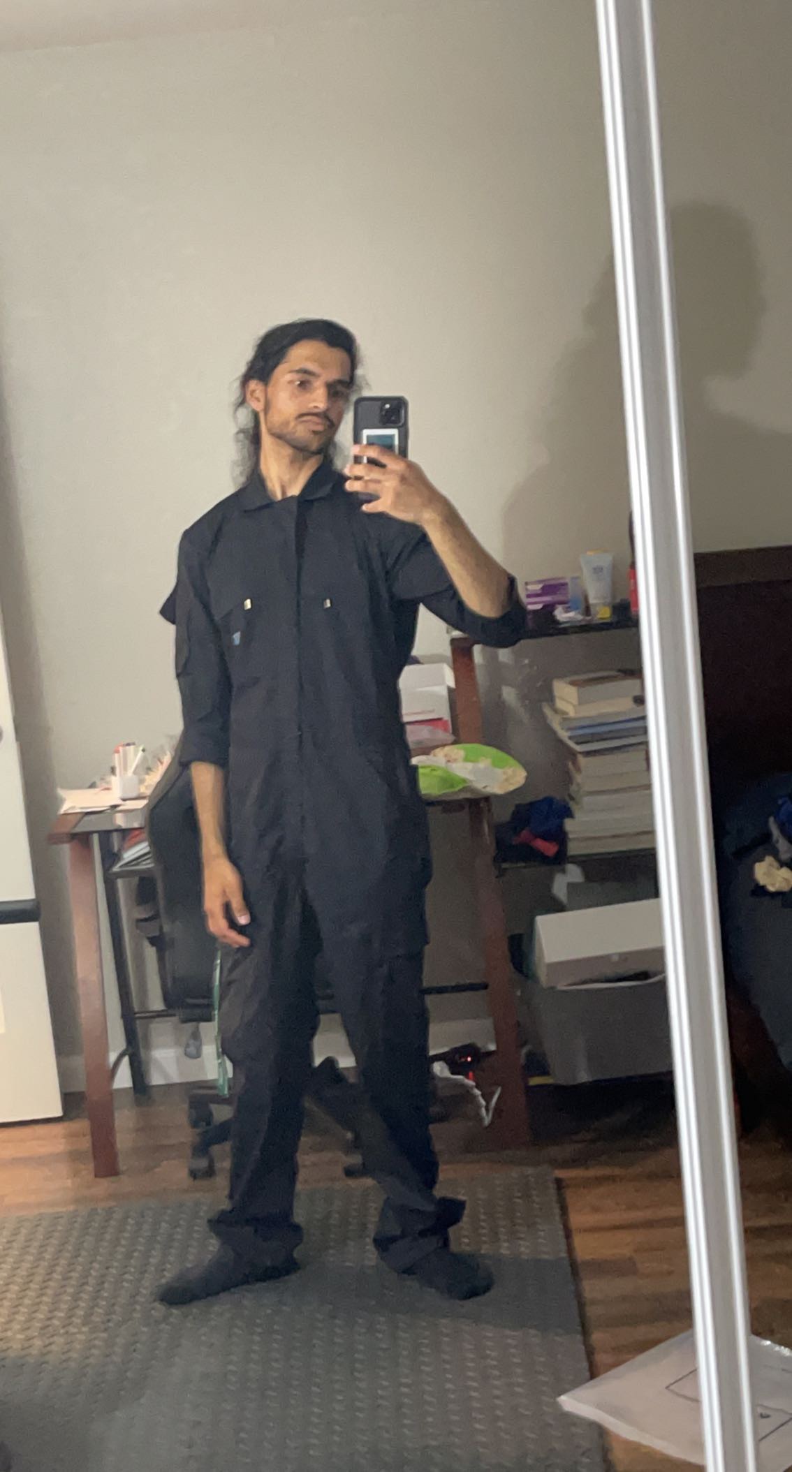 HISEA Men's Long Sleeve Coverall, Stain & Wrinkle Resistant Mens Work Coverall with Multi Pockets customer photo 2