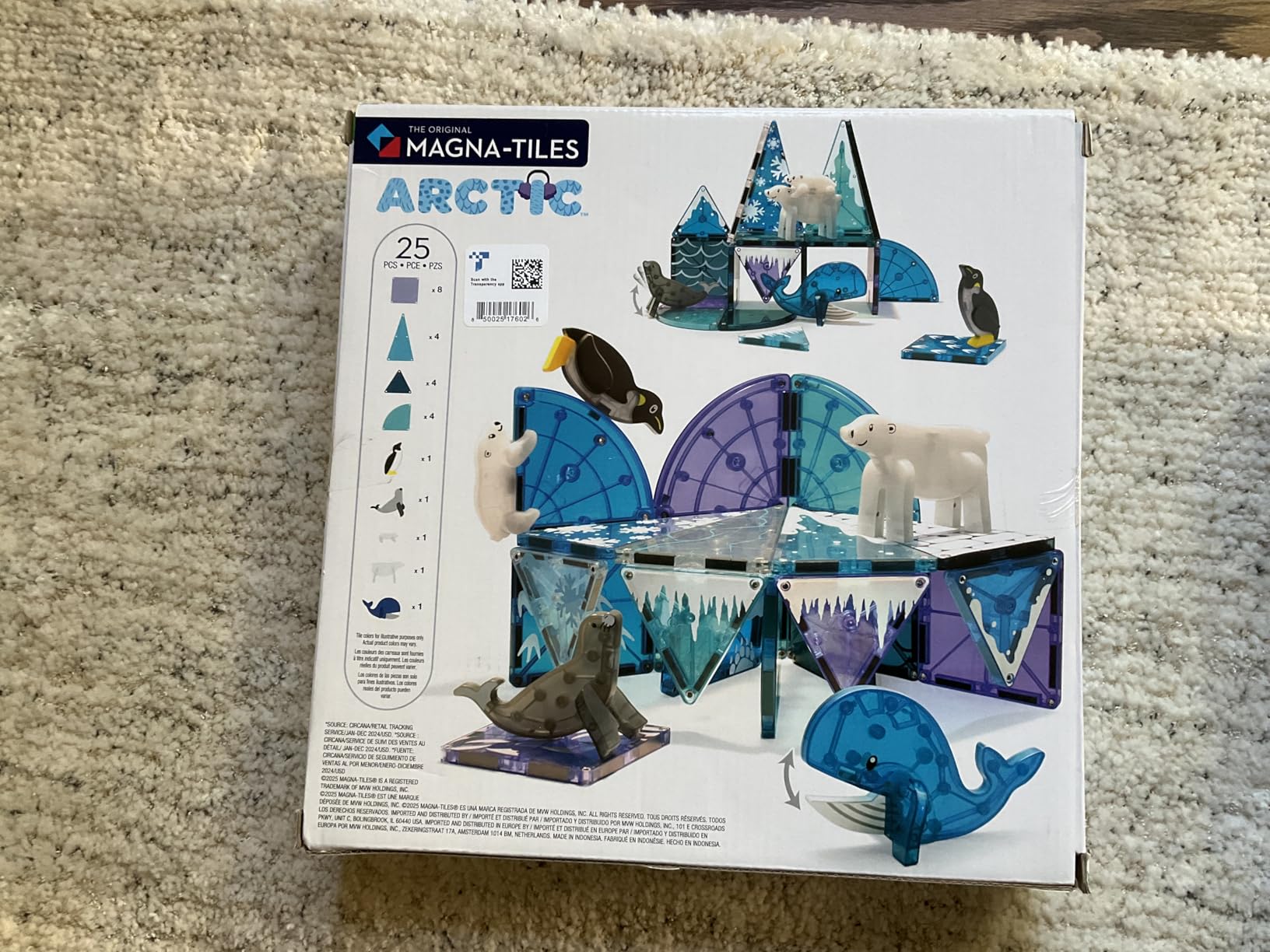 Magna-Tiles Arctic Animals 25-Piece Magnetic Construction Set, The ORIGINAL Magnetic Building Brand customer photo 2