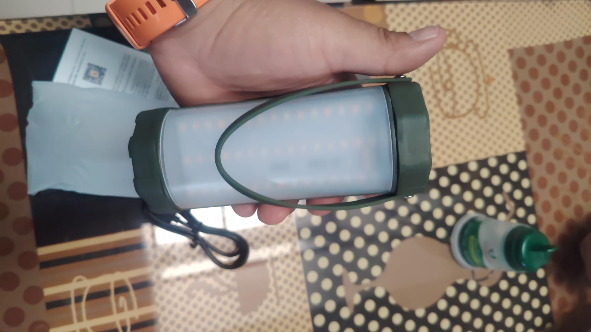 Glocusent 106 LED Camping Lights, Up to 80Hrs, 5000mAh Camping Lantern Rechargeable with 5 Brightness 3 Modes & SOS, IP68 Waterproof, Max 1200LM, Lanterns for Power Outages Hiking Emergency Hurricane customer photo 2