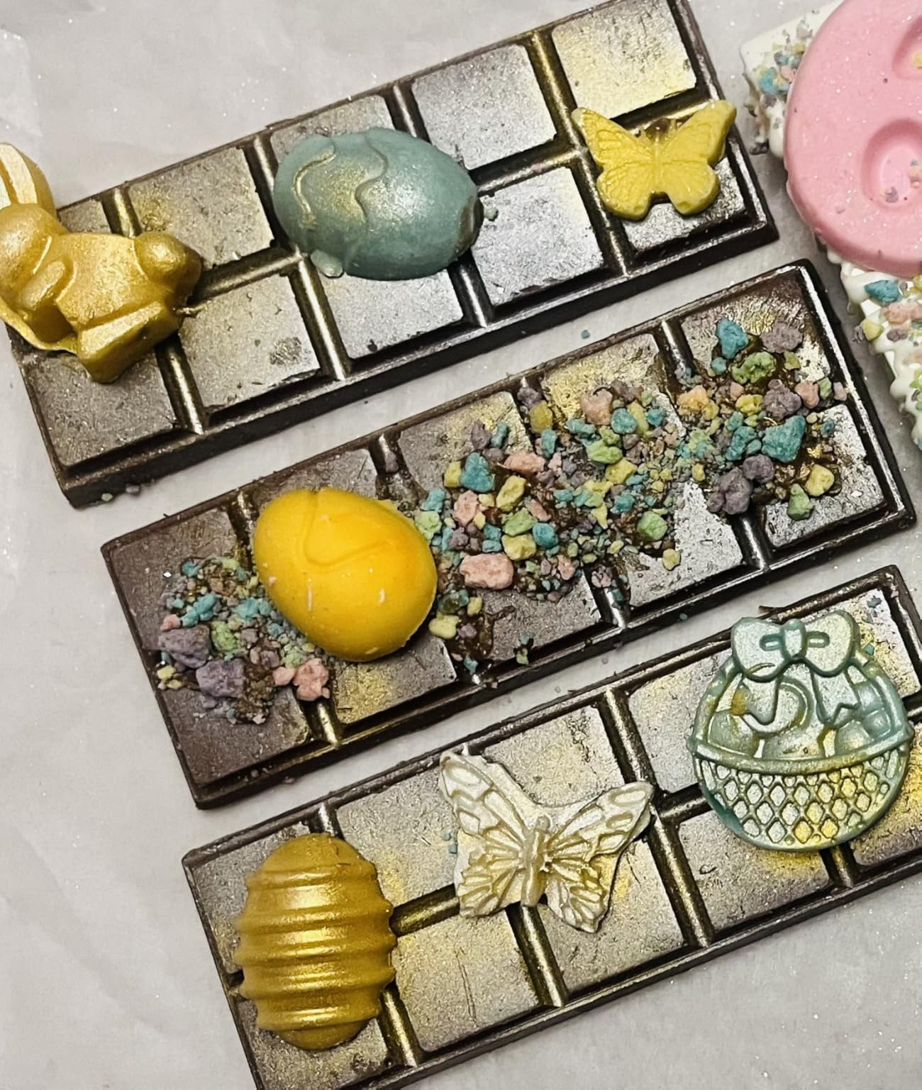 Chocolate Bar Mold - Non-Stick Chocolate Molds, Food Grade Silicone Deep Mold for Dubai Pistachio, Candy, Snacks customer photo 2