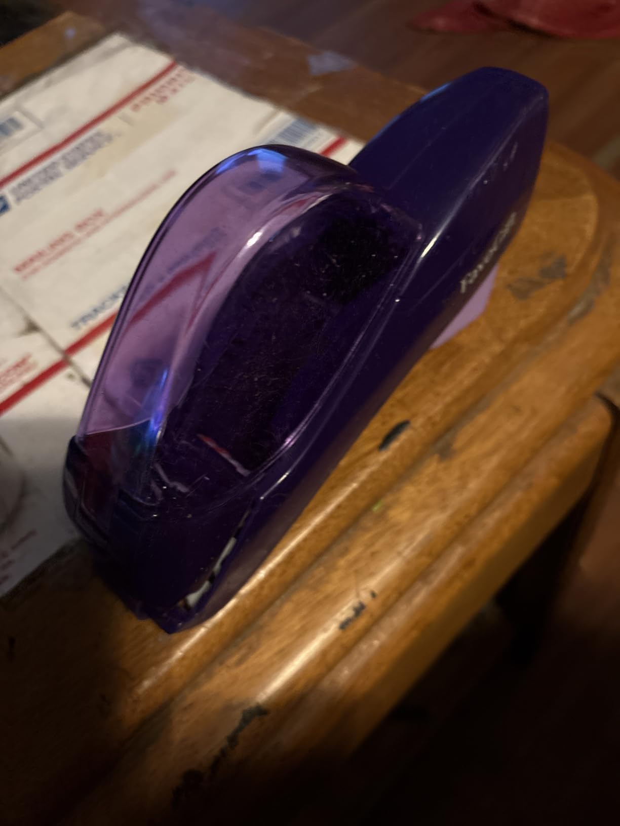 One-Handed Tape Dispenser Gun - Automatic Cutter for Gift Wrapping, Office & Crafts - Portable, Safe Hidden Blade, No Batteries - Fits 1/2