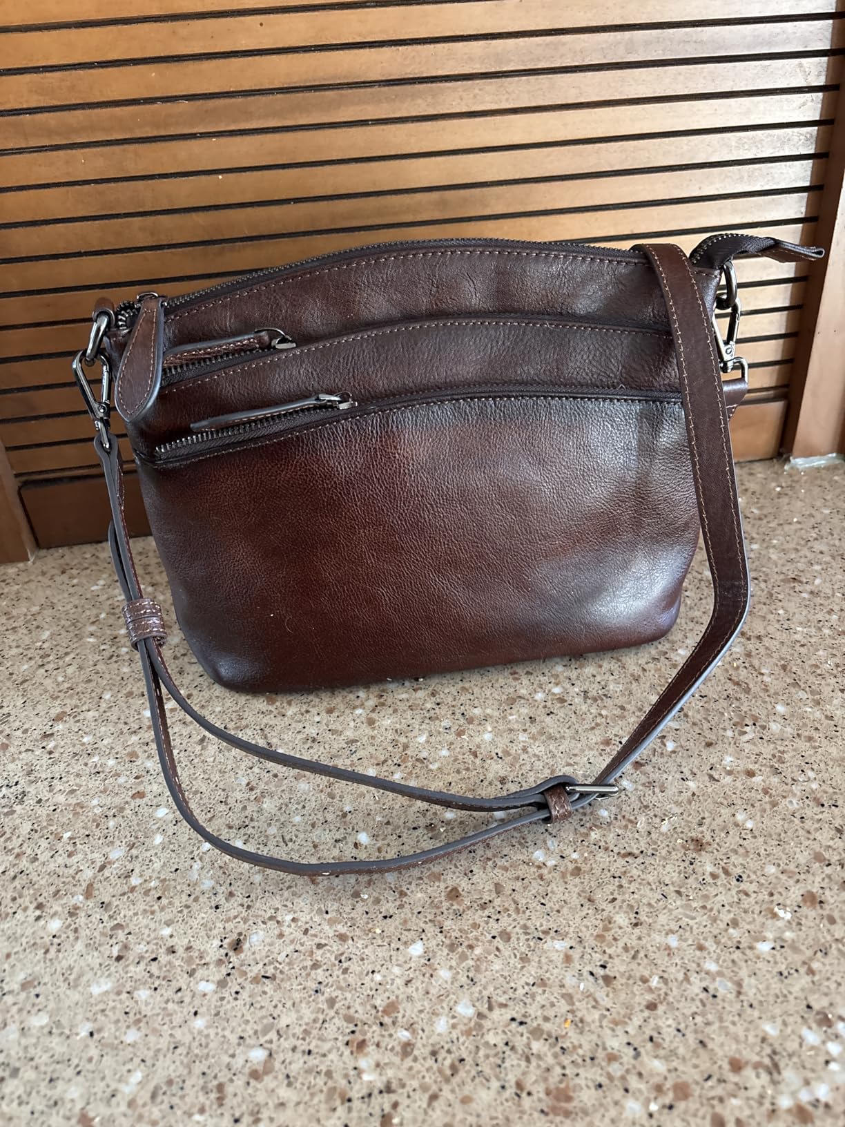 Crossbody Bags for Women Genuine Leather Purses with Multi-Pockets Vintage Ladies Small Shoulder Satchel Bag customer photo 1