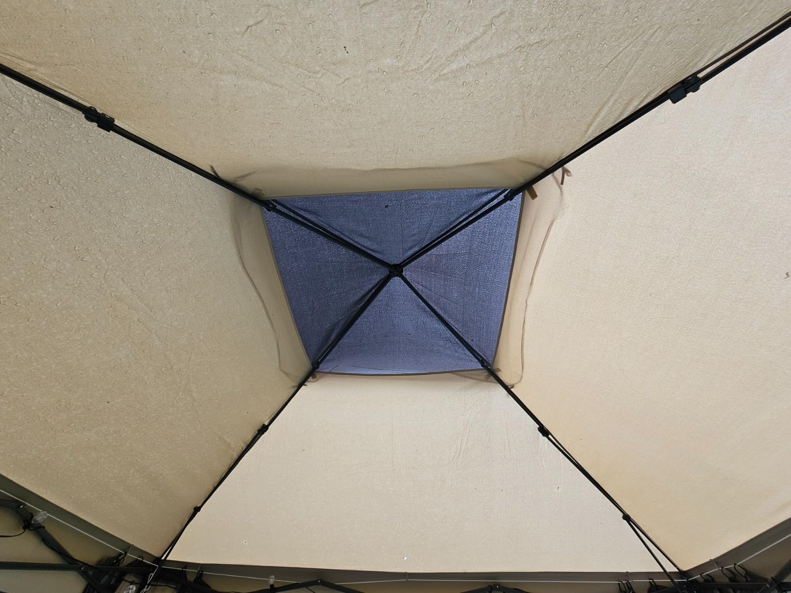 Yaheetech 11x11 Pop Up Gazebo Instant Tent with 17 Solar LED Lights & Zippered Mesh Netting, Outdoor Shelter Sun Shade Gazebo customer photo 2