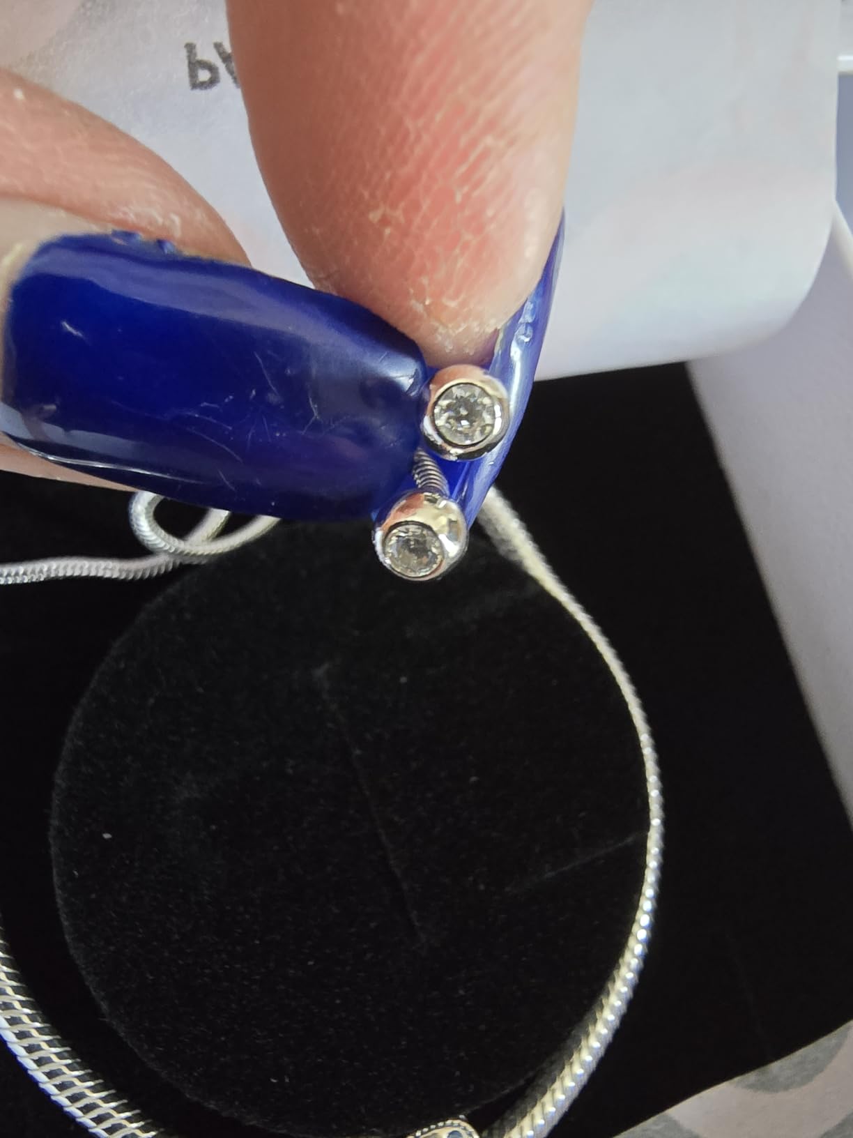 PANDORA Moments Snake Chain Slider Bracelet - Charm Bracelet for Women - Sterling Silver with Clear Cubic Zirconia - 11 customer photo 2