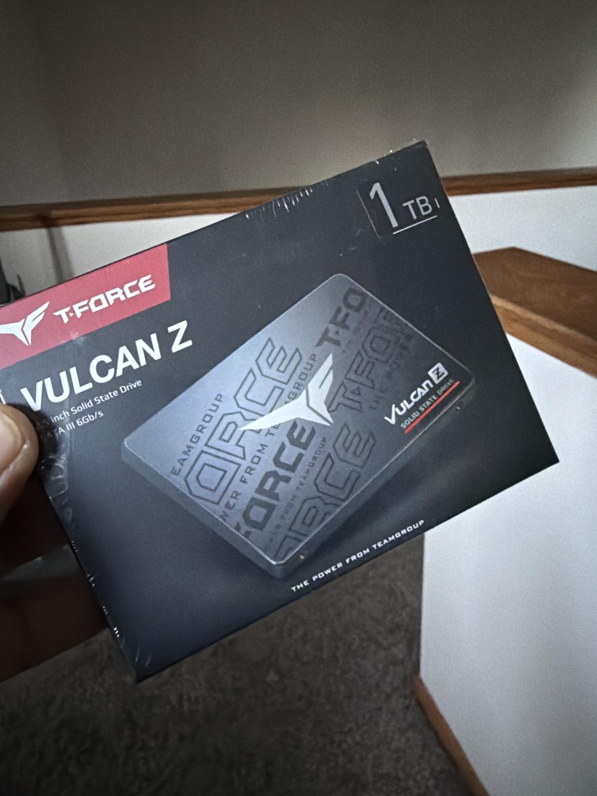 TEAMGROUP T-Force Vulcan Z 1TB SLC Cache 3D NAND TLC 2.5 Inch SATA III Internal Solid State Drive SSD, Read/Write up to 550/500 MB/s - T253TZ001T0C101 customer photo 1