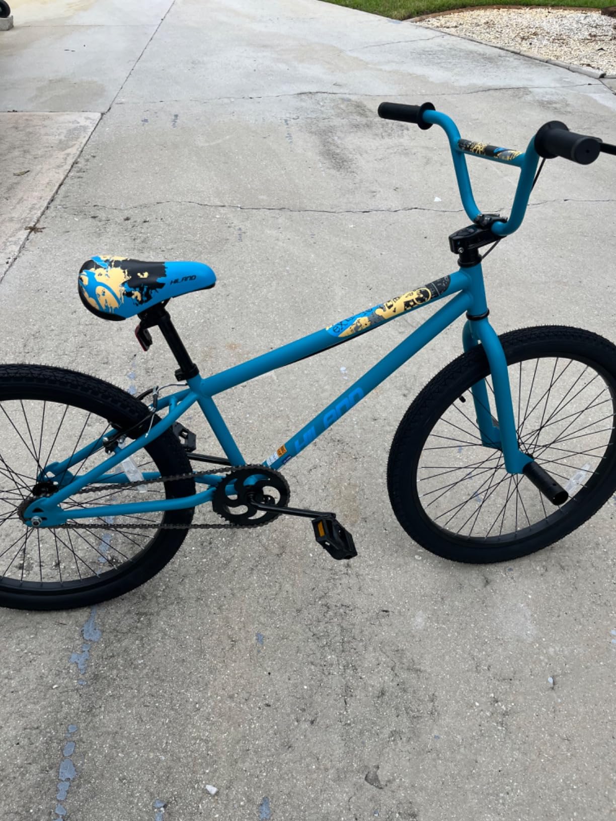 Hiland 24 26 inch BMX Bike for Teen Bike and Adult Bikes, Beginner to Advanced Riders with 2 Pegs, Multiple Colors customer photo 2