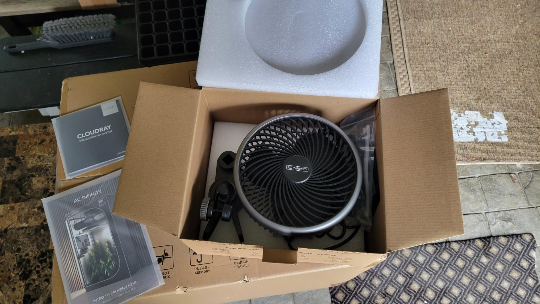AC Infinity CLOUDRAY S6, Grow Tent Clip Fan 6