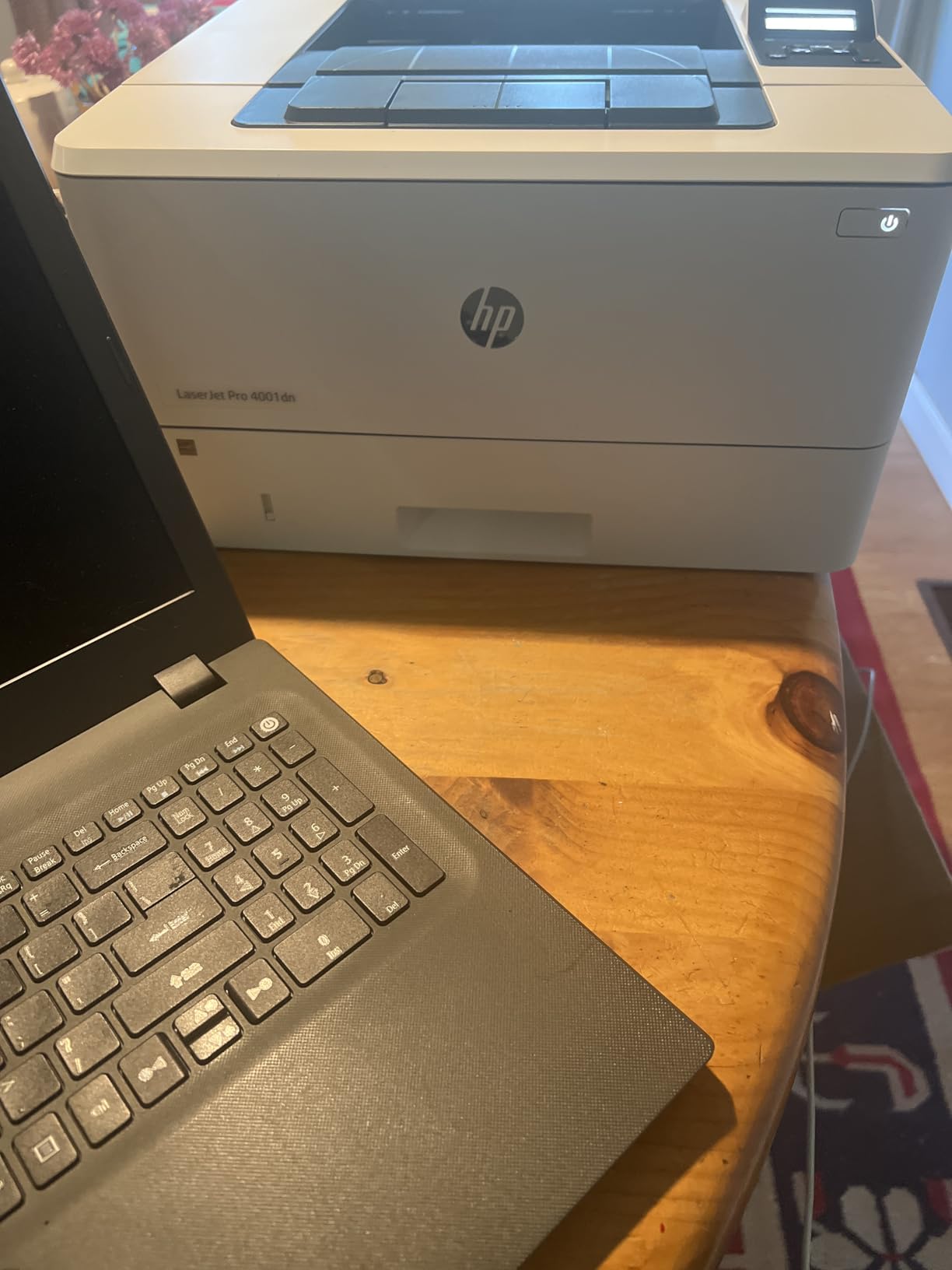 HP LaserJet Pro 4001dn Black & White Printer, Print, Fast speeds, Easy Setup, Mobile Printing, Advanced Security, Best-for-Small Teams, Ethernet/USB only customer photo 2