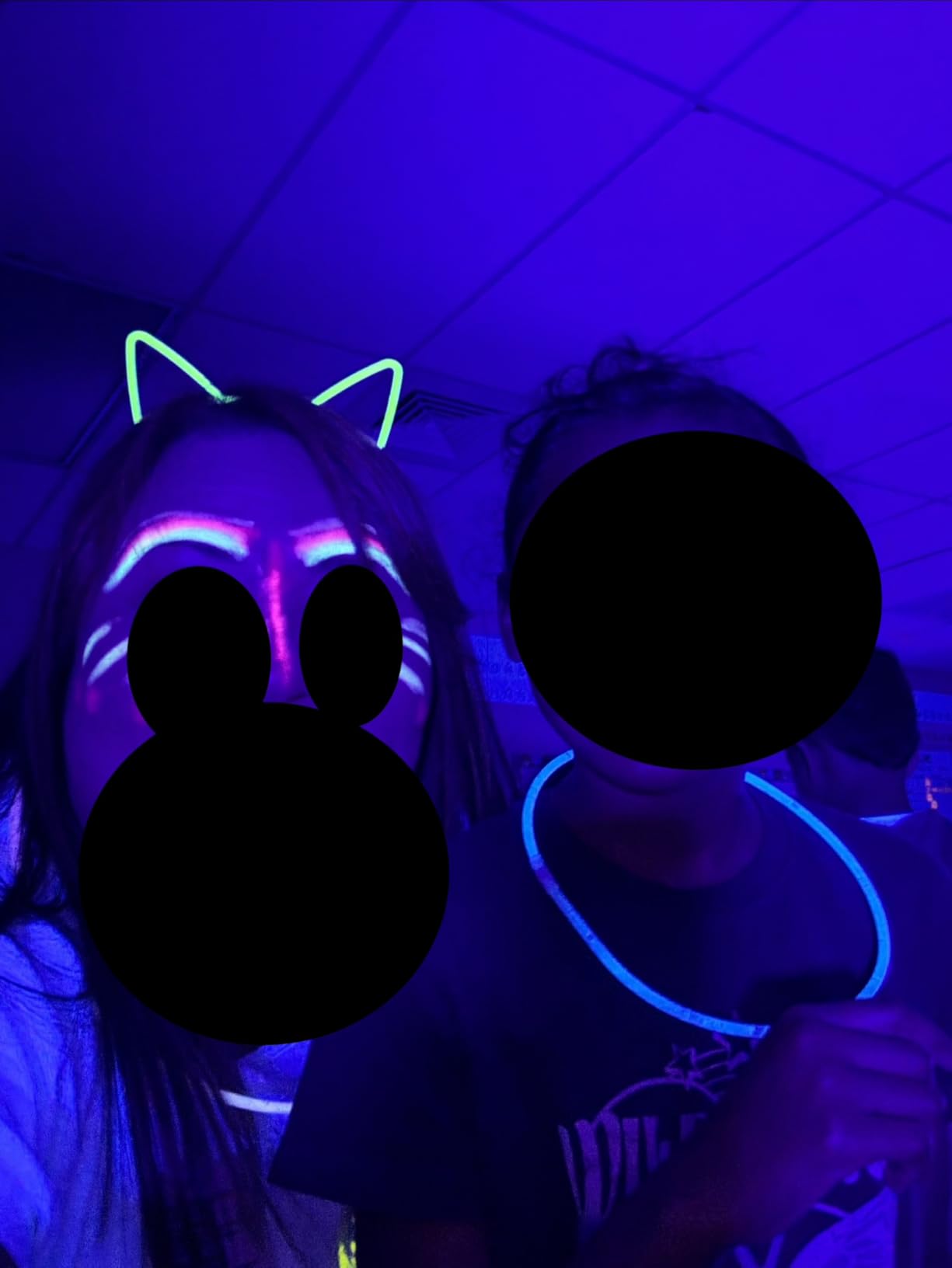 Glostars 100W LED UV Black Light, Powerful UV Spotlight, IP66, 395nm Lamp for Christmas, Halloween Glow Party (2 Packs) customer photo 1