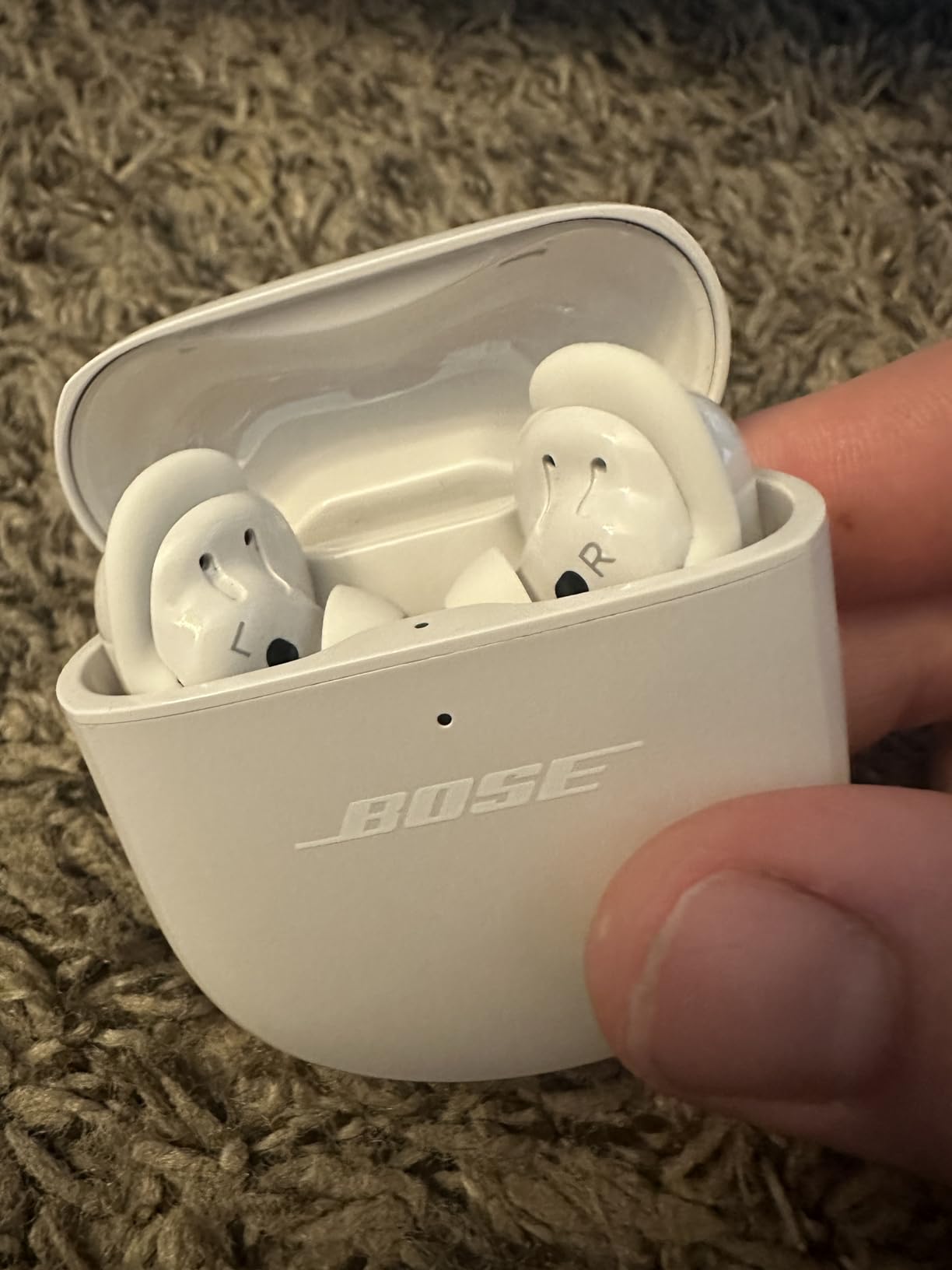 Bose QuietComfort Earbuds II - Wireless Bluetooth, Proprietary Active Noise Cancelling, Personalized Noise Cancellation & Sound, Soapstone customer photo 2