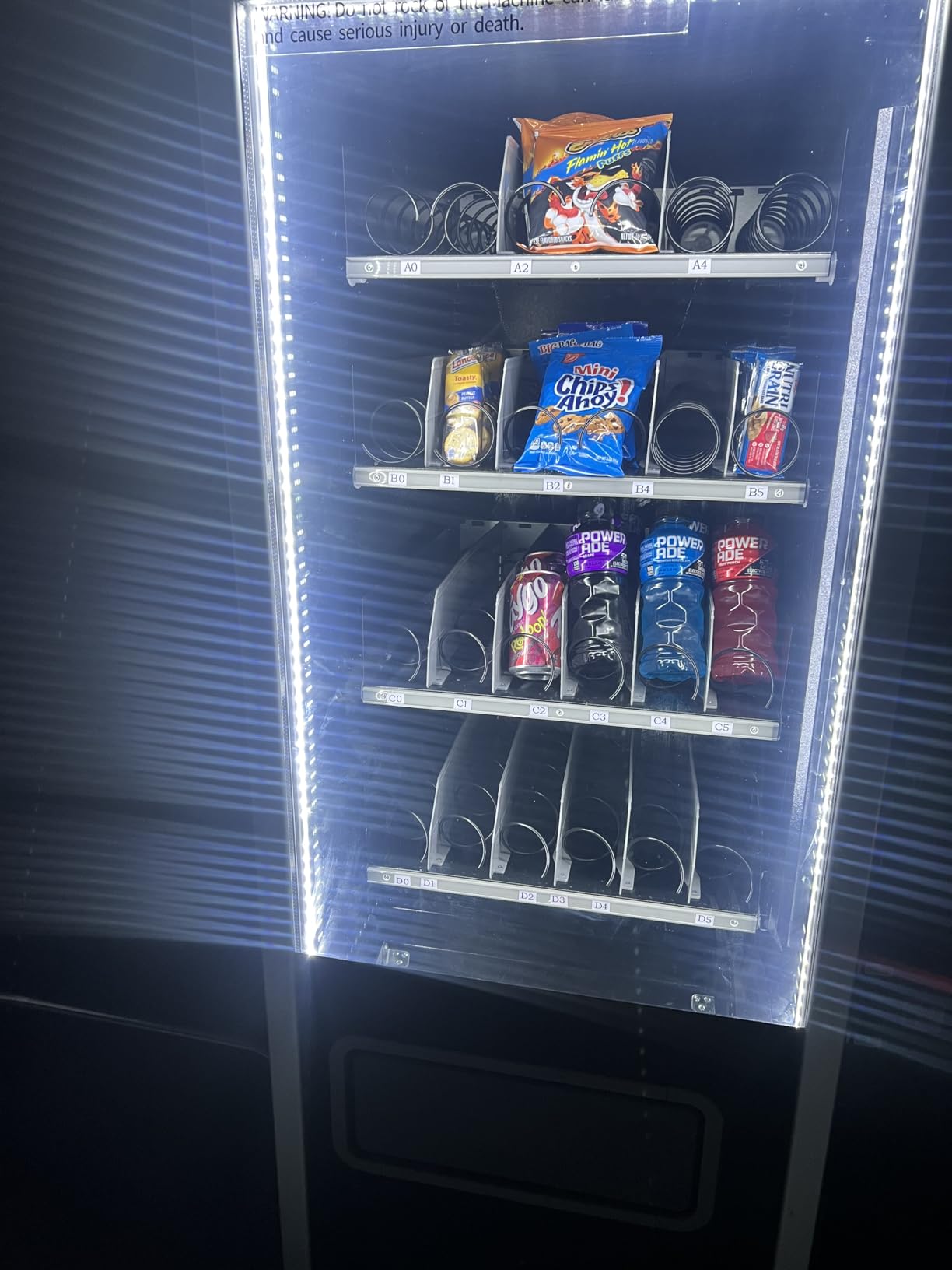 EPEX Snack Beverage Combo Vending Machine with LED Glass Front customer photo 2
