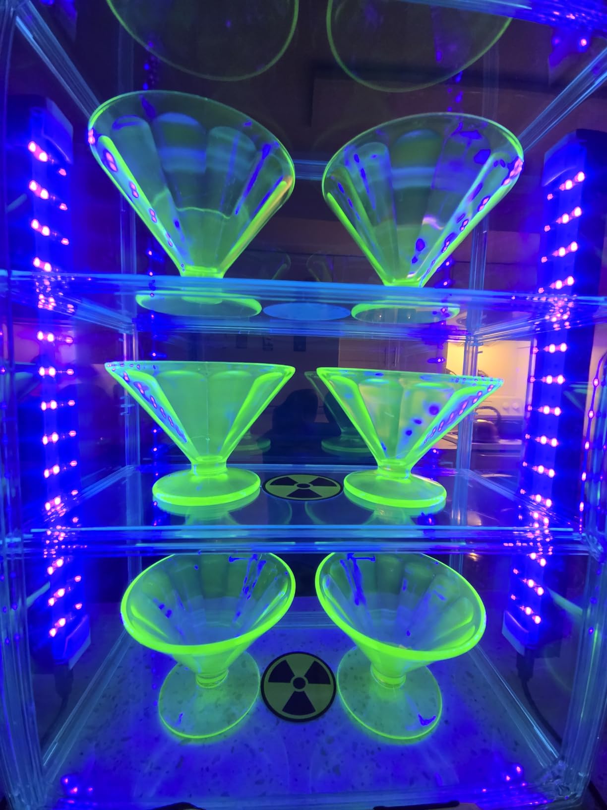 Black Light Bar 10W 1ft LED Blacklight for Fluorescent Tapestry Poster Body Paint Glow Party UV Strip Lights for Cabinet and Display Magnetic THLITURE 2 Pack customer photo 2