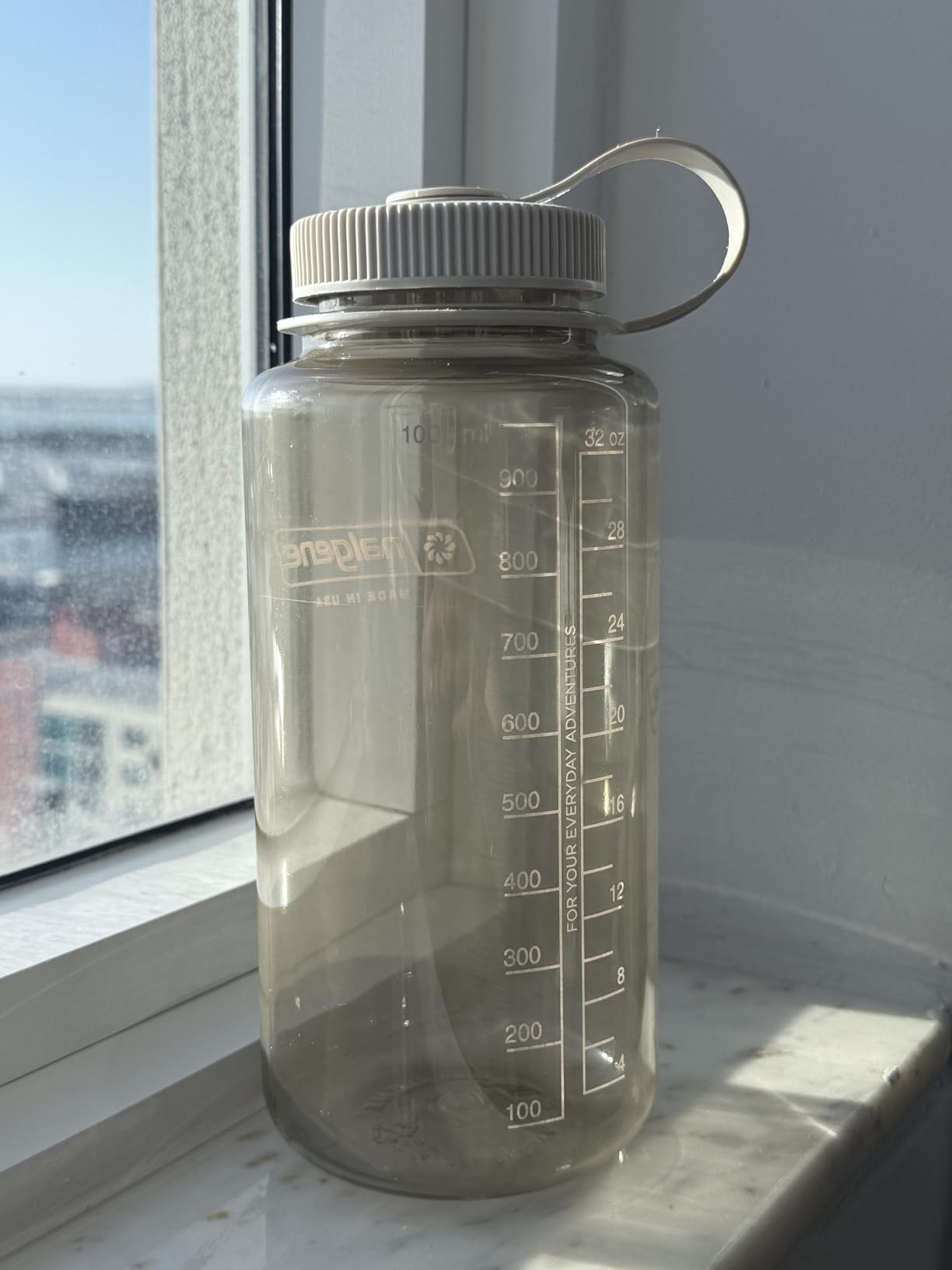Nalgene 32 oz Wide Mouth Water Bottle | BPA-Free, Durable & Leak Proof, Lightweight Bottle for Hiking & Gym, Work & Travel customer photo 2