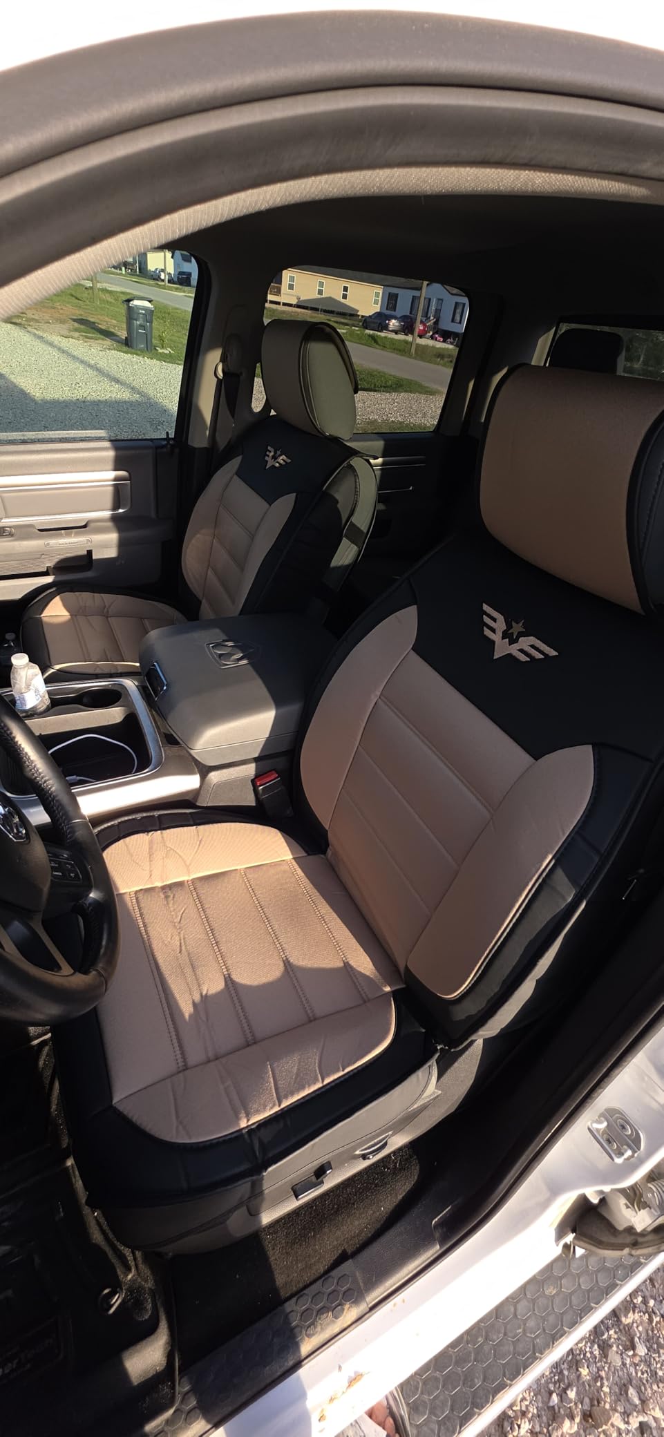 Mossy Oak LPI Truck Heavy Duty Seat Covers for Front Seats; Fits Full-Size SUV or Truck; Includes Front and Rear Storage Pockets, Built-in Molle Style Organizer; Semi-Custom Fit; 2pcs customer photo 2